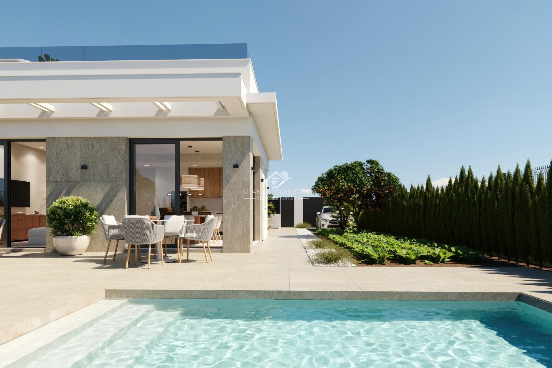 New build - Villa - Fuente Álamo - Hacienda Del Álamo Golf