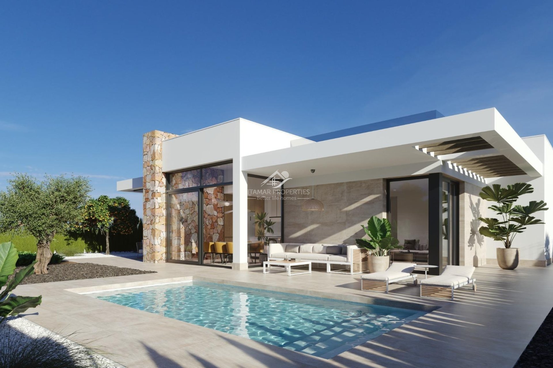 New build - Villa - Fuente Álamo - Hacienda del Alamo