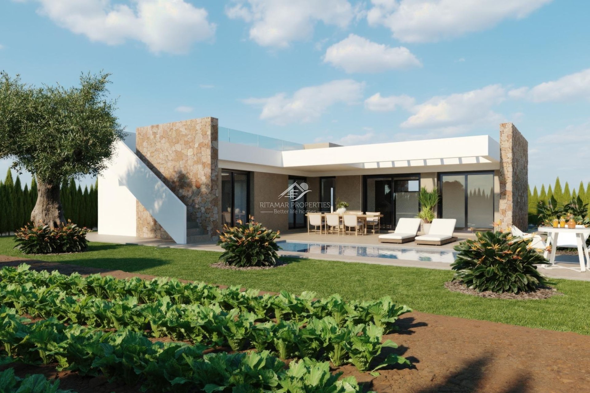 New build - Villa - Fuente Álamo - Hacienda del Alamo