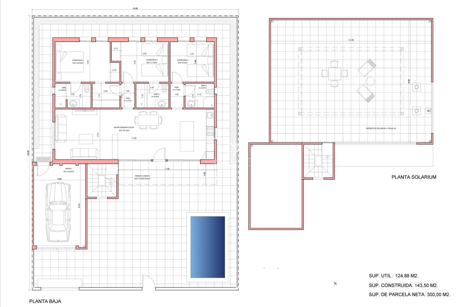New build - Villa - Fuente Álamo - La Pinilla