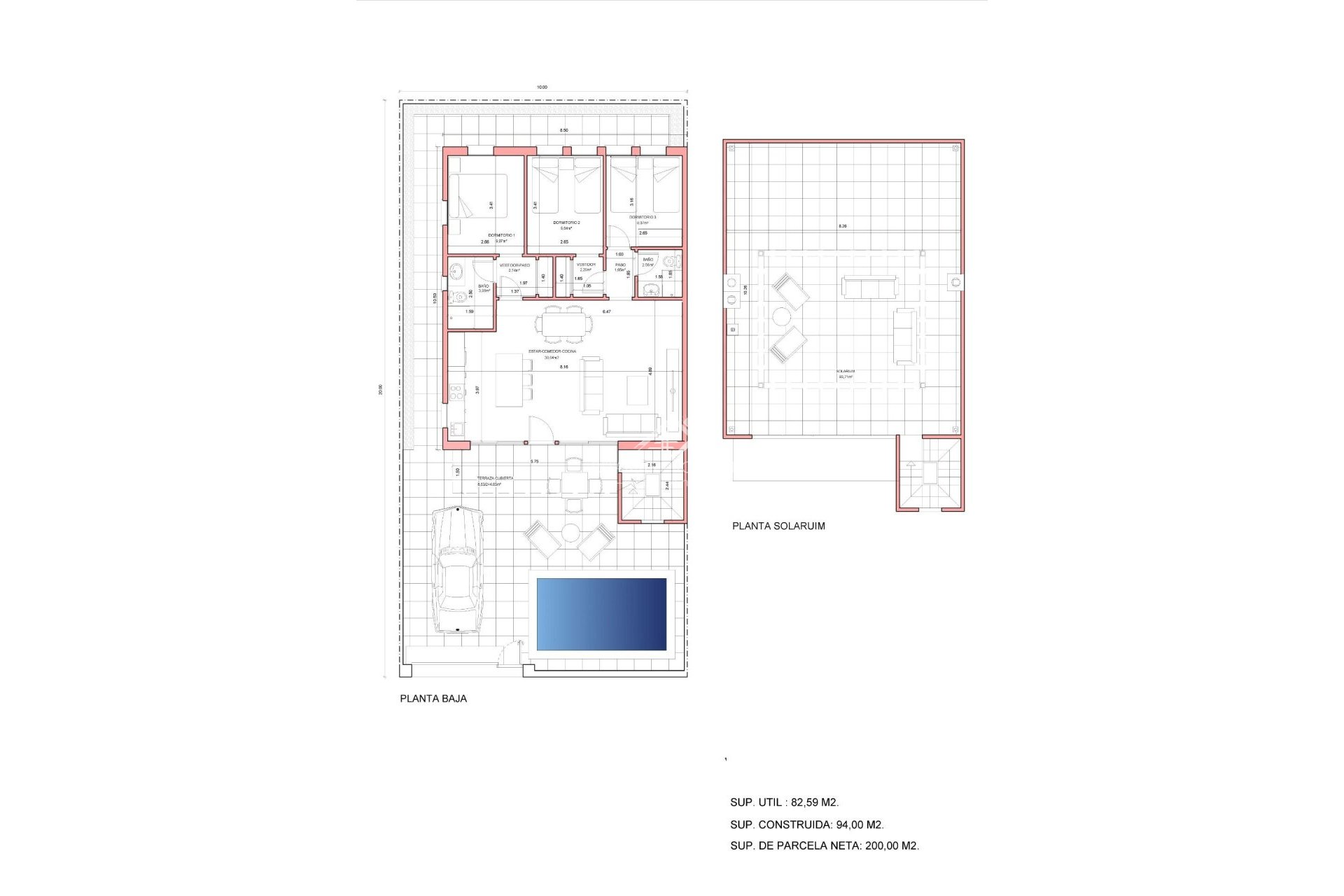 New build - Villa - Fuente Álamo - La Pinilla