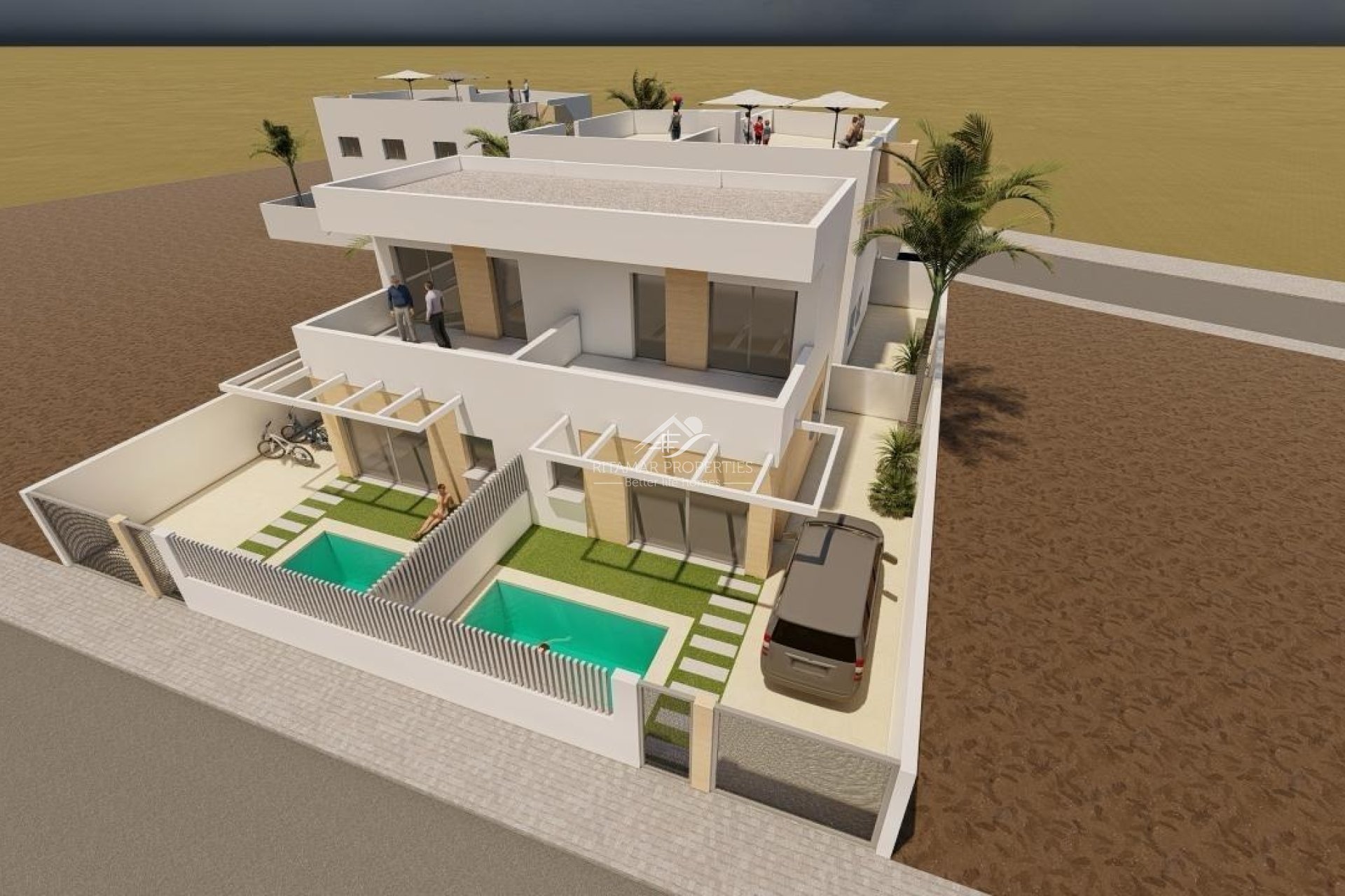 New build - Villa - Puerto de Mazarron - Mar De Plata