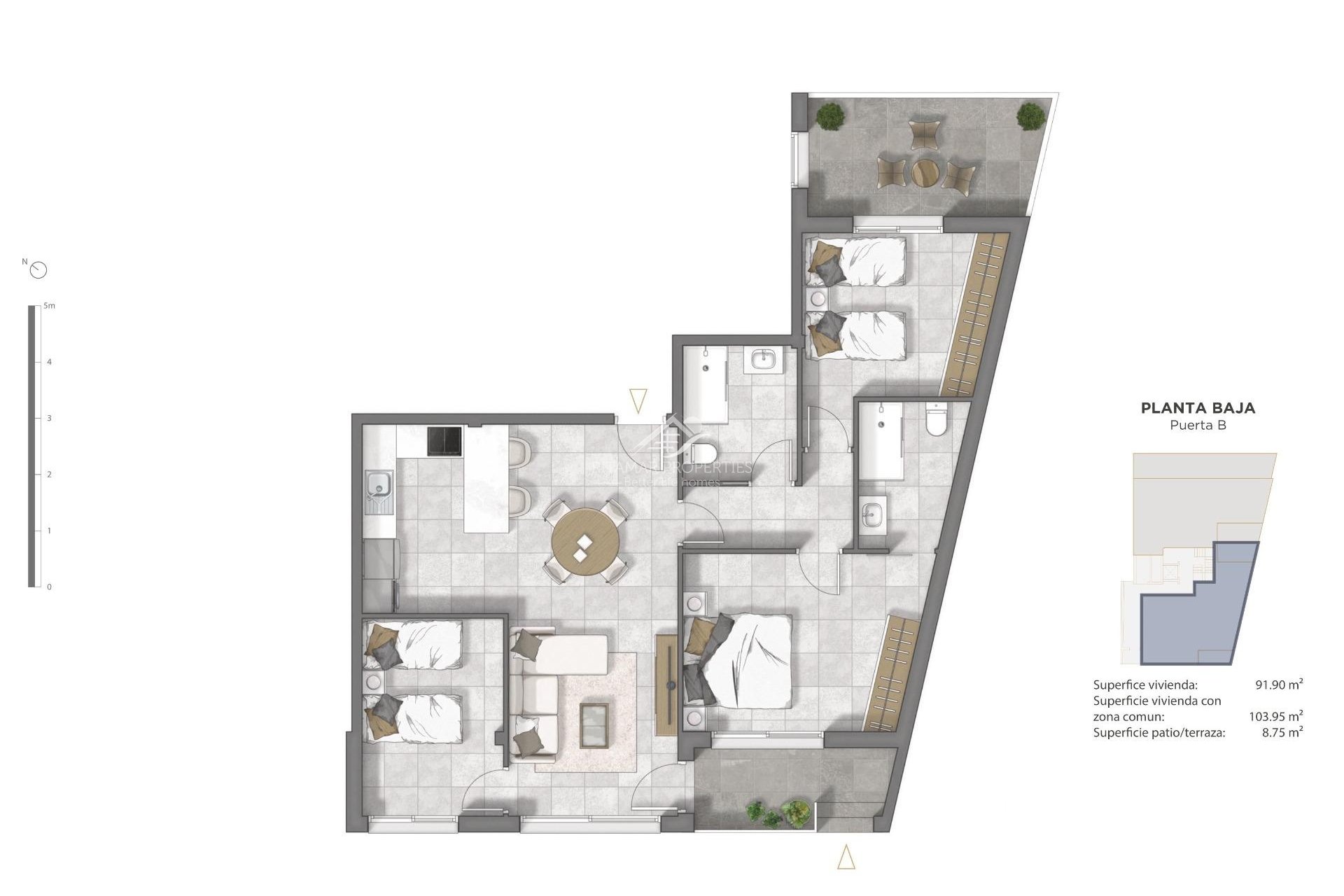 Nieuwbouw - Appartement - Guardamar del Segura - Pueblo