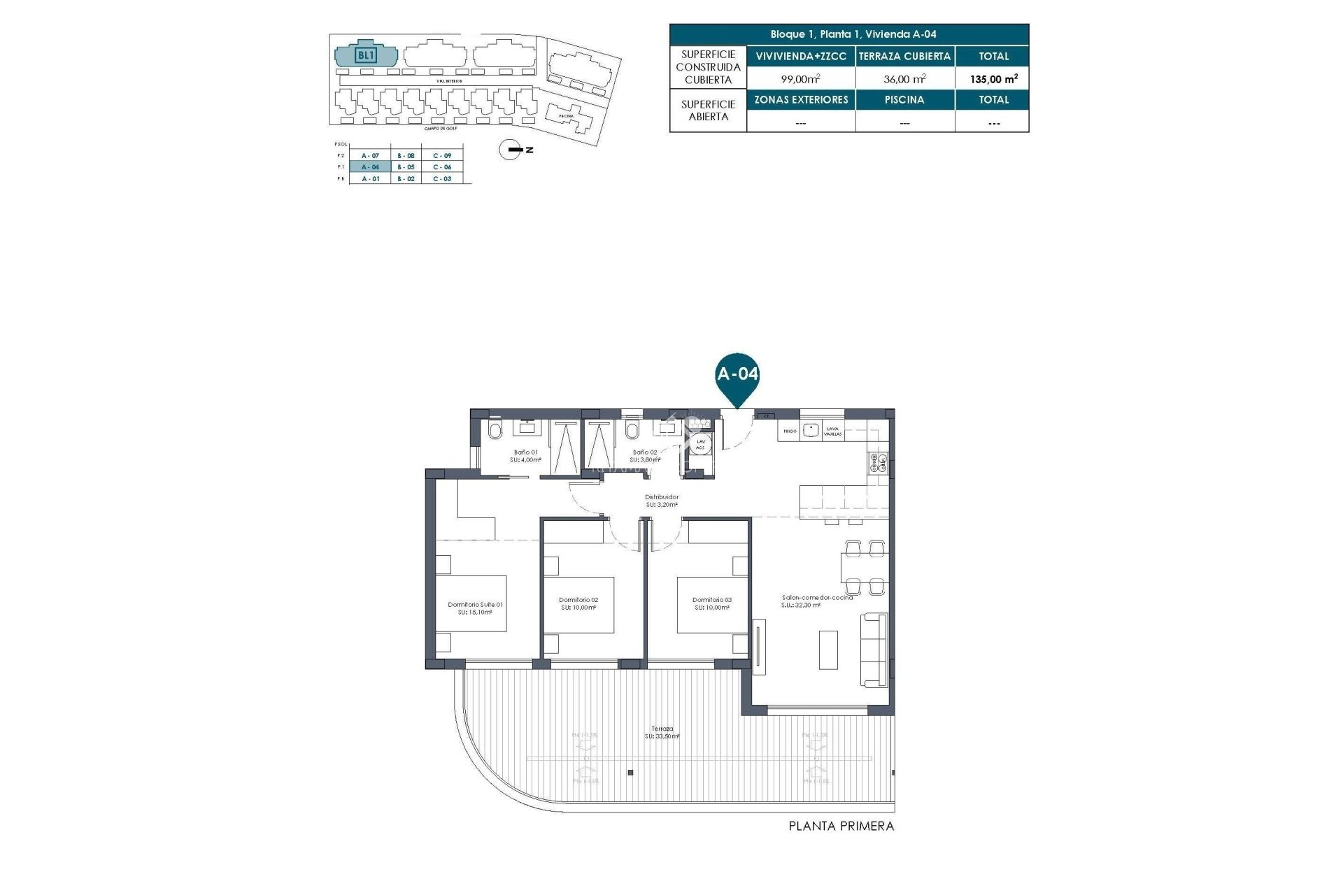 Nieuwbouw - Appartement - Los Alcázares - Serena Golf