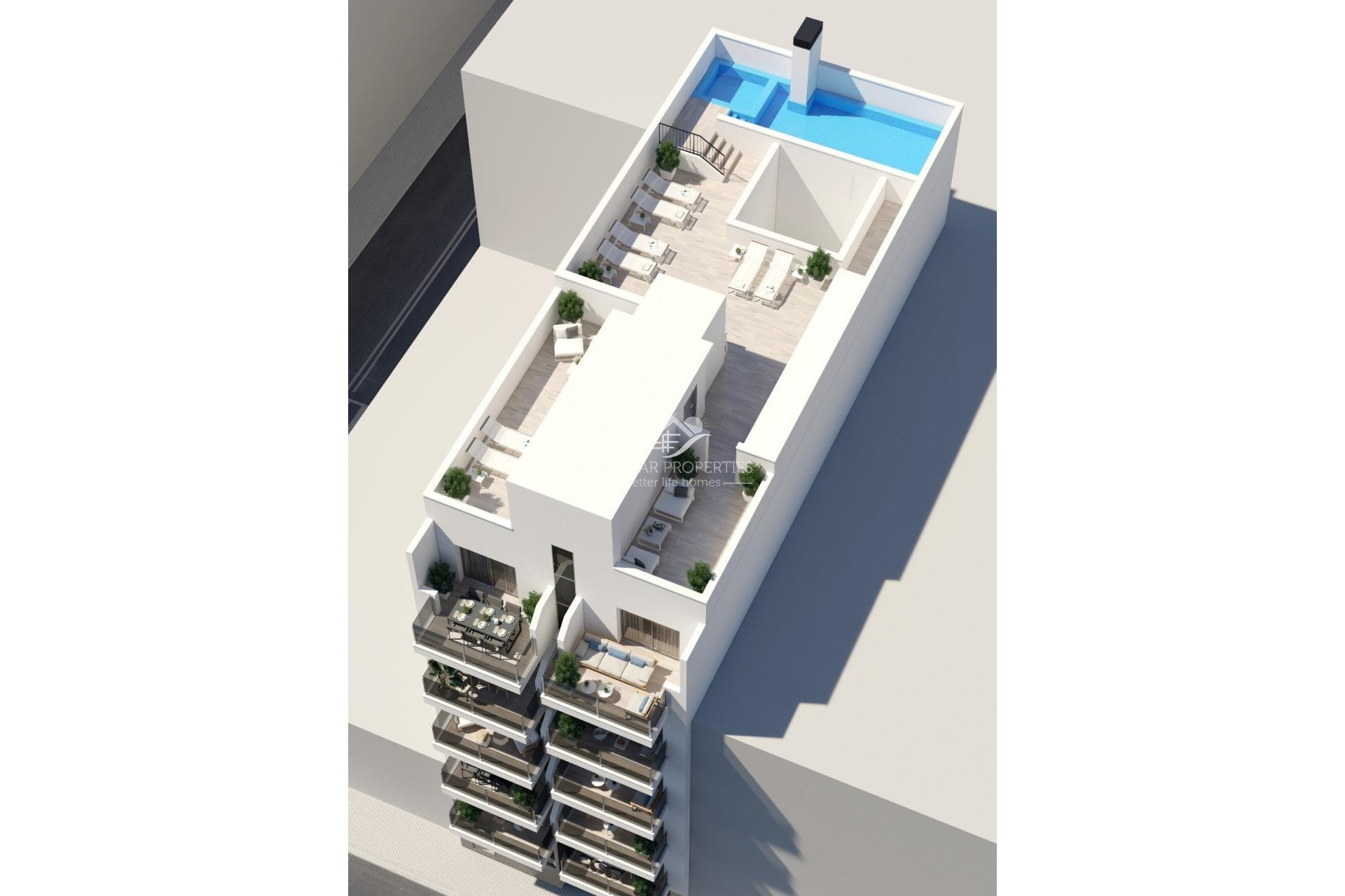 Nieuwbouw - Appartement - Torrevieja - Playa de El Cura