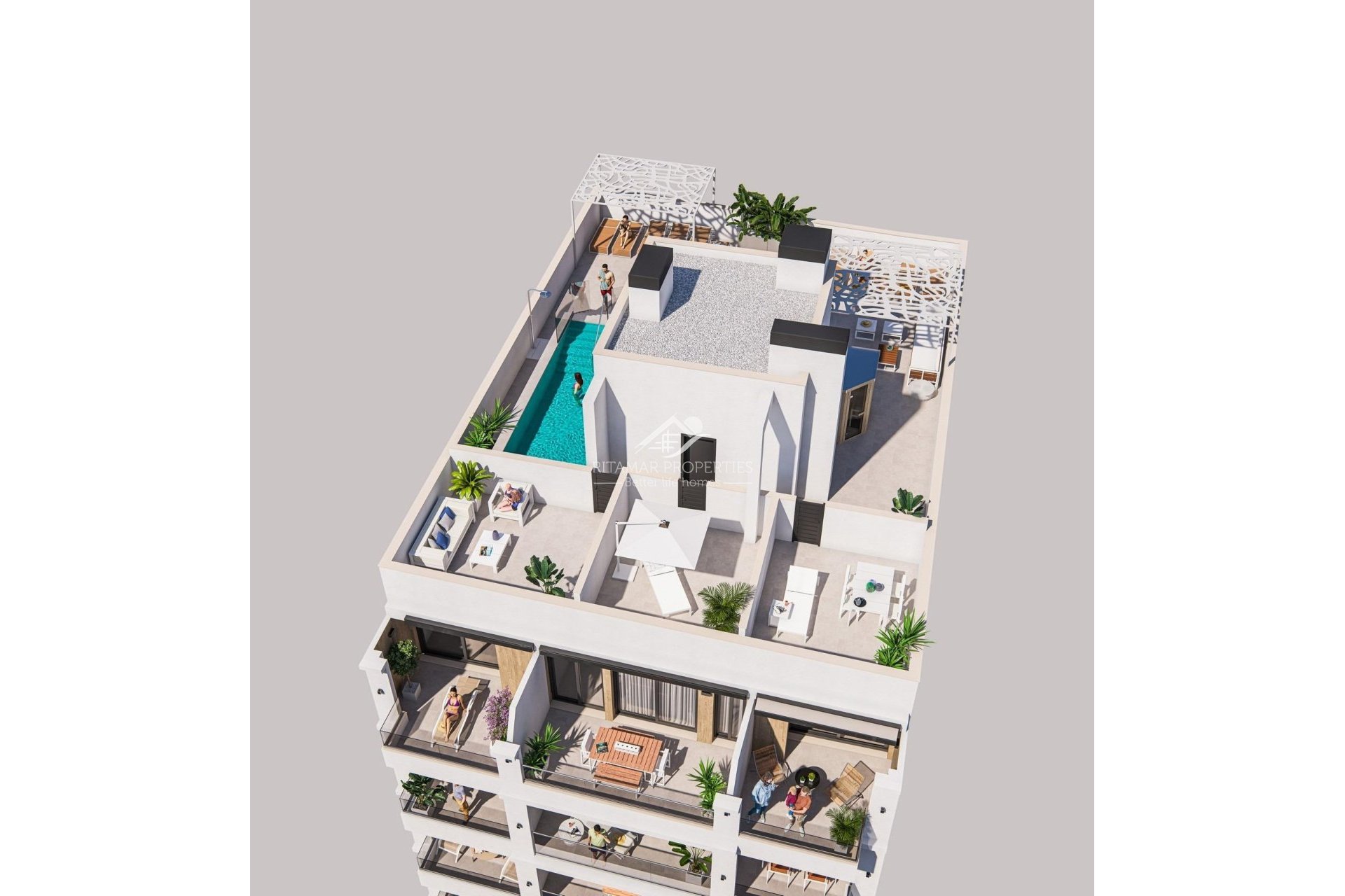 Nieuwbouw - Appartement - Torrevieja - Playa de El Cura