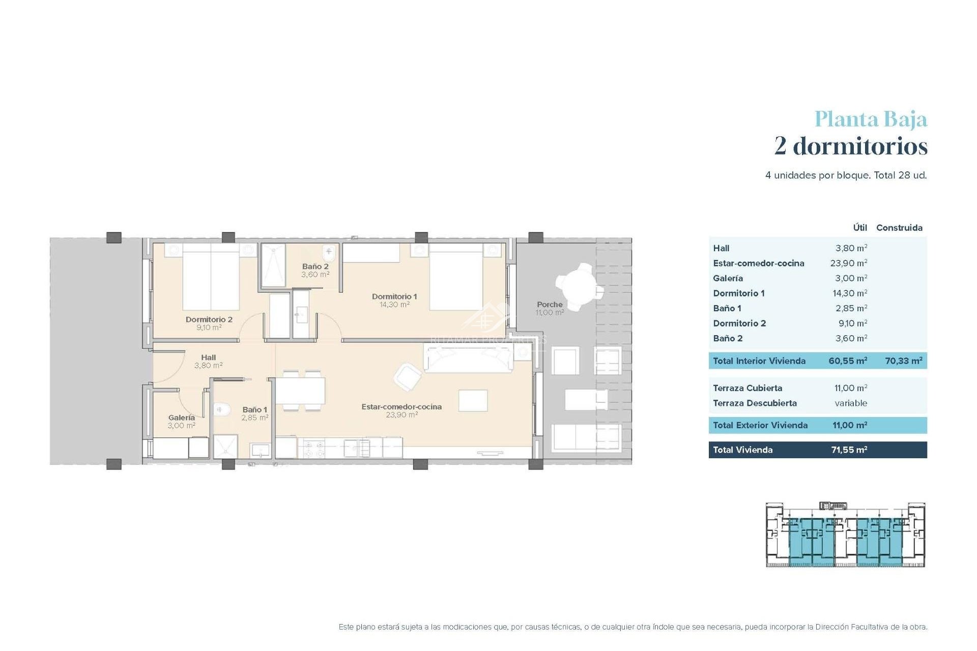 Nieuwbouw - Appartement - Vera - Vera Playa