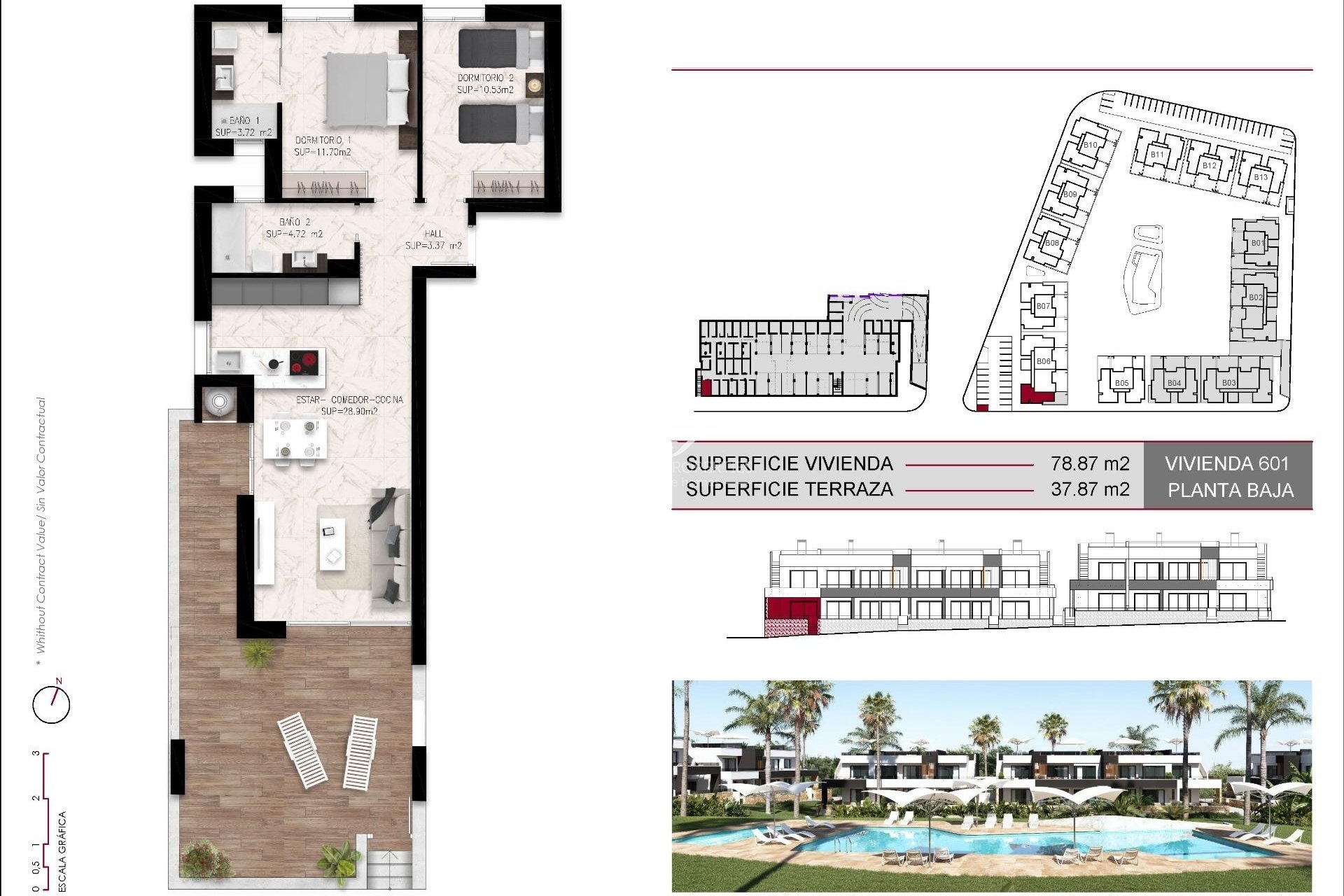 Nieuwbouw - Bungalow - Ciudad Quesada - Lo Marabú