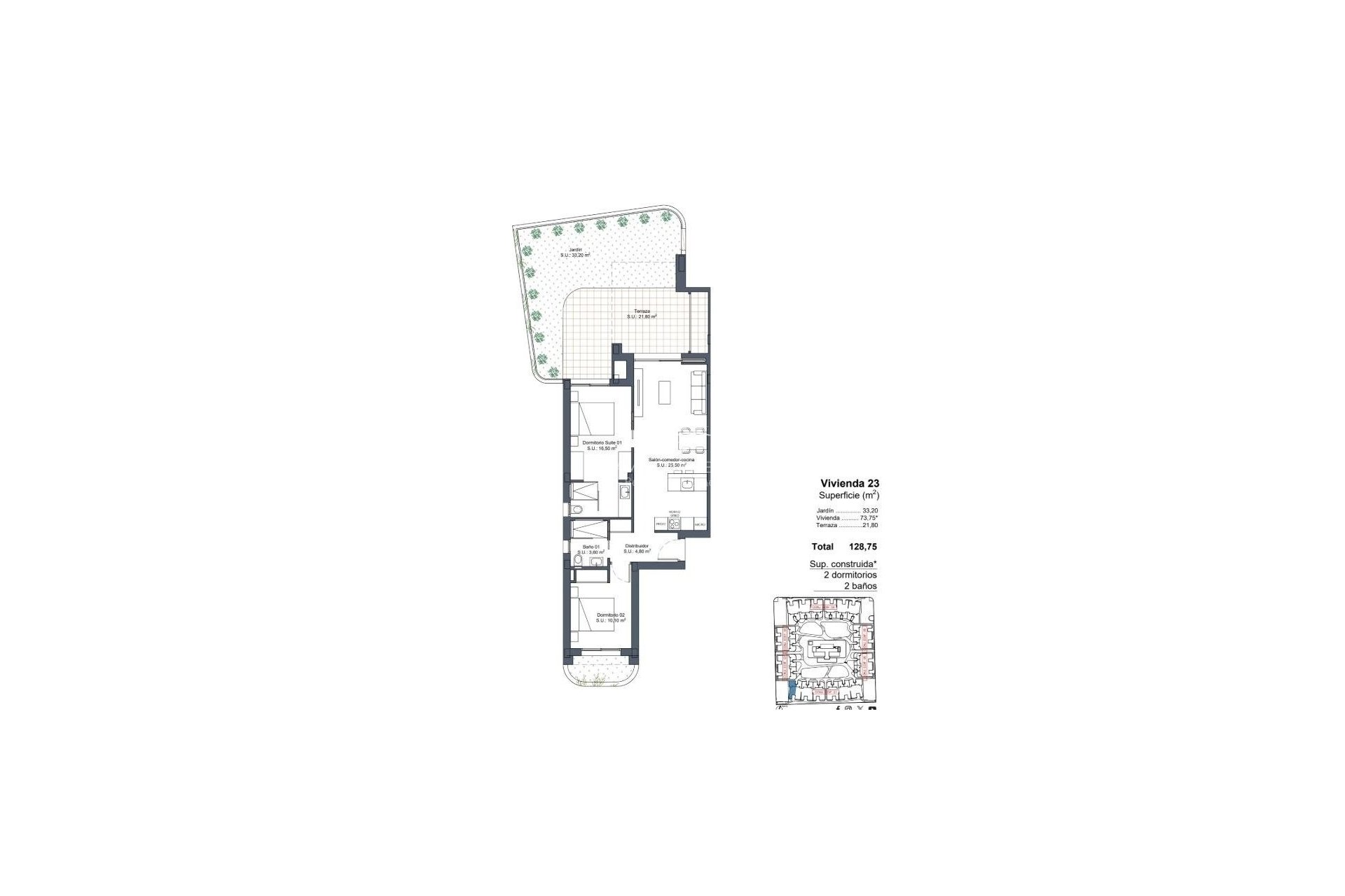 Nieuwbouw - Bungalow - Ciudad Quesada - Lo Marabú
