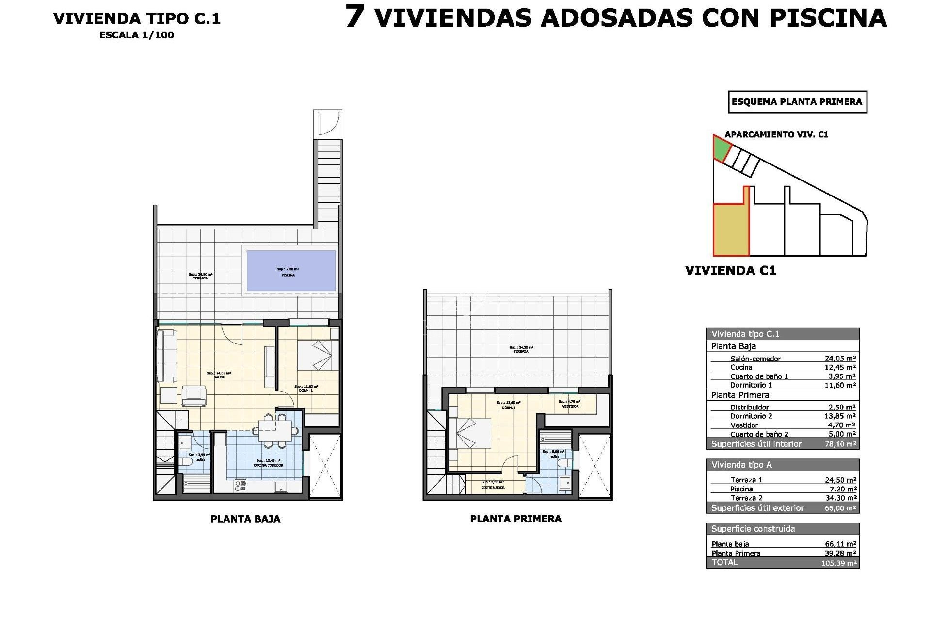 Nieuwbouw - Bungalow - Pilar de la Horadada - pueblo