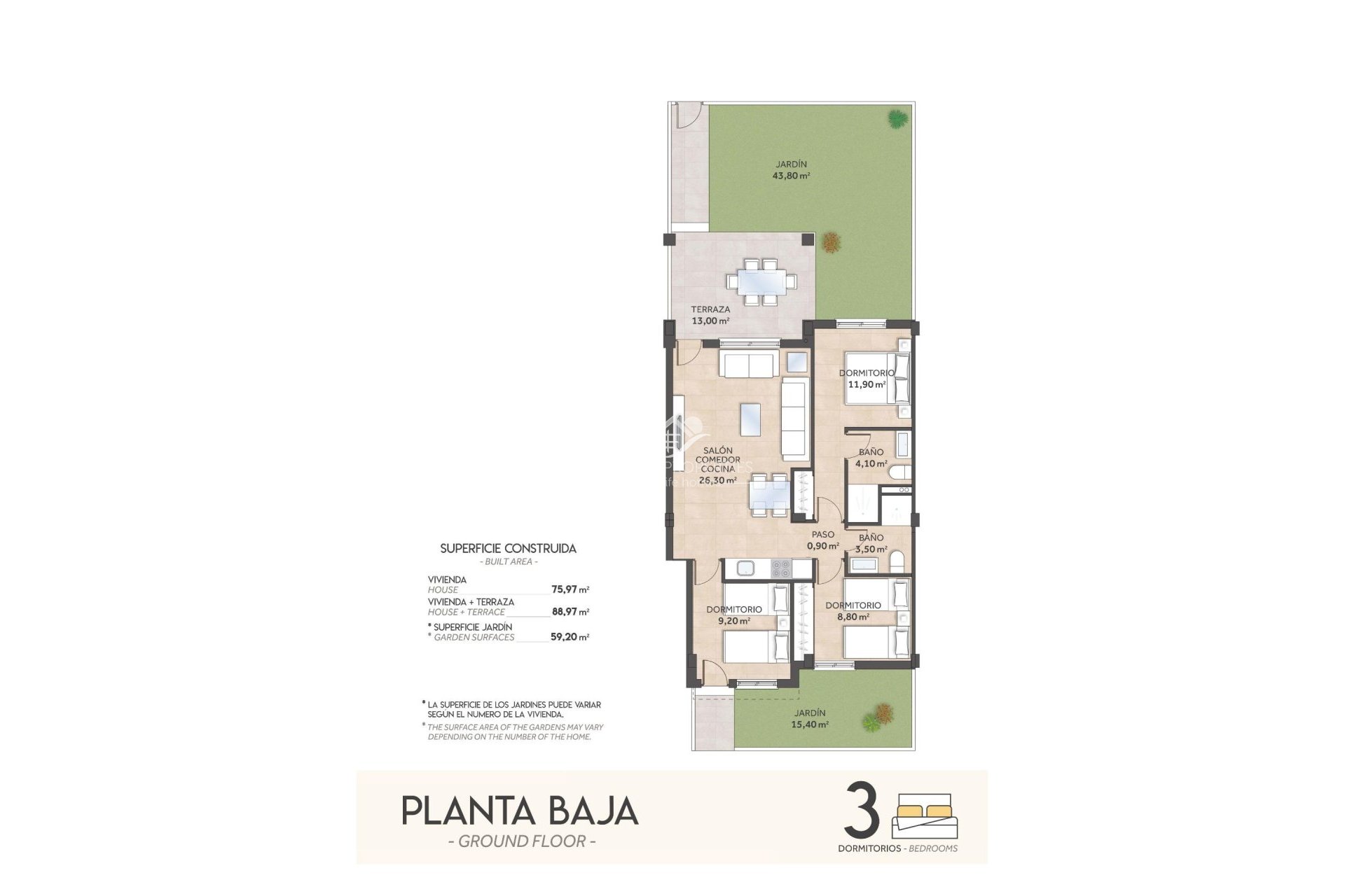 Nieuwbouw - Bungalow - San Miguel de Salinas - La Cañada