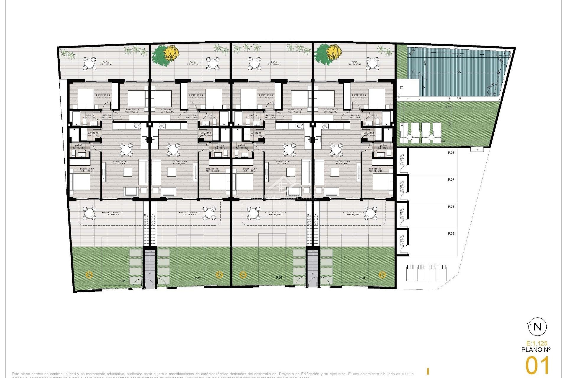 Nieuwbouw - Bungalow - San Pedro del Pinatar - Los Cuarteros