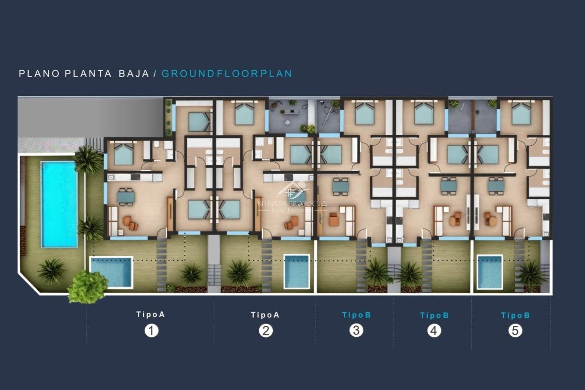 Nieuwbouw - Bungalow - San Pedro del Pinatar - Los Pinos