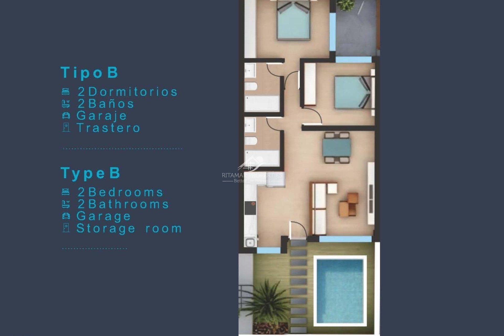 Nieuwbouw - Bungalow - San Pedro del Pinatar - Los Pinos