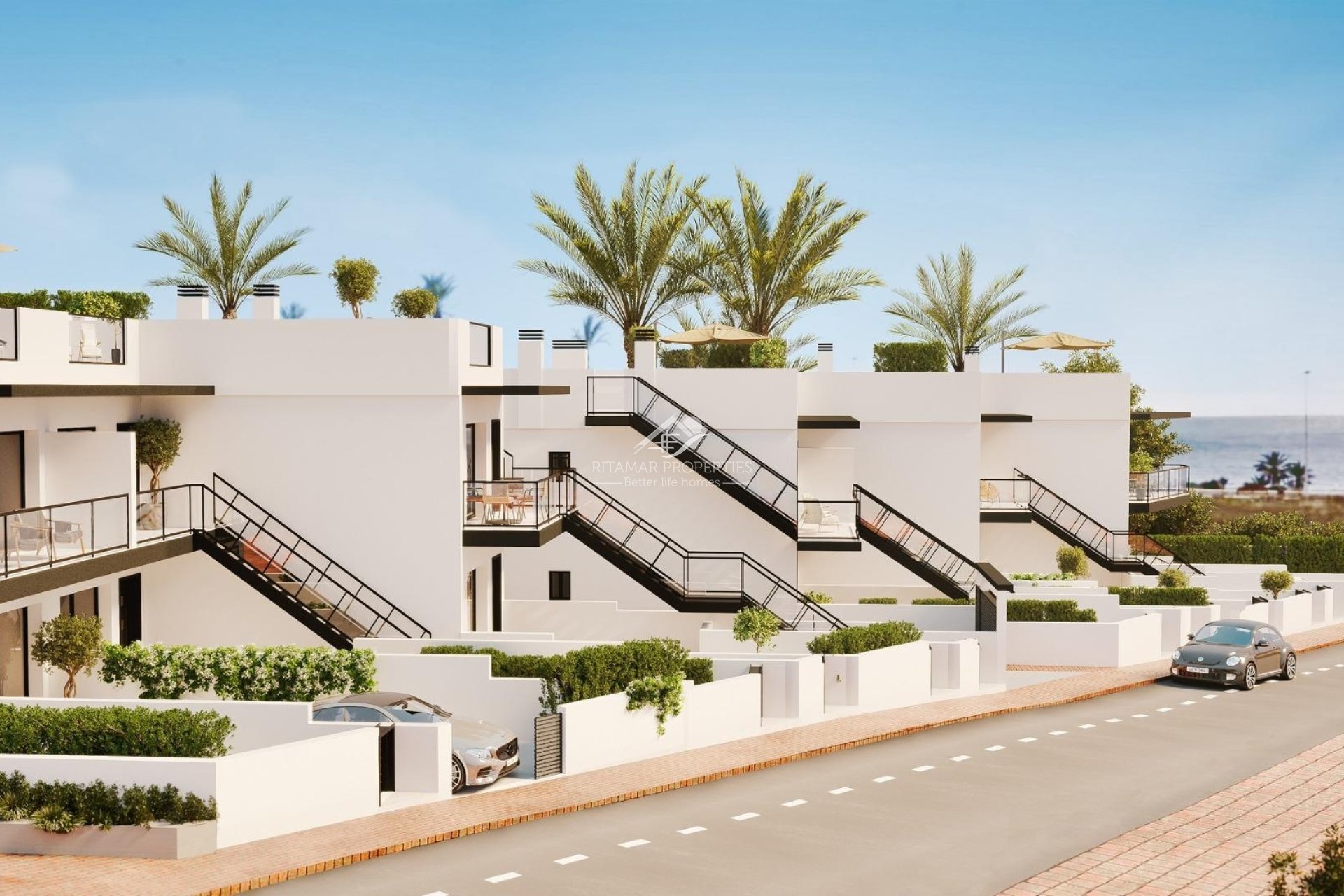 Nieuwbouw - Ground Floor Bungalow - Puerto de Mazarron - Playa Negra