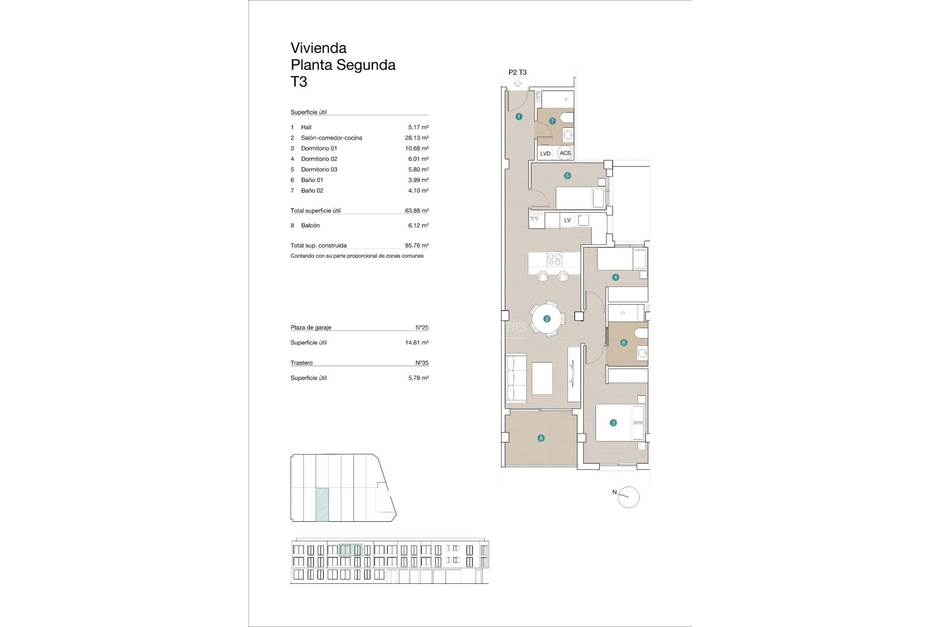 Nieuwbouw - Penthouse - Jacarilla - pueblo