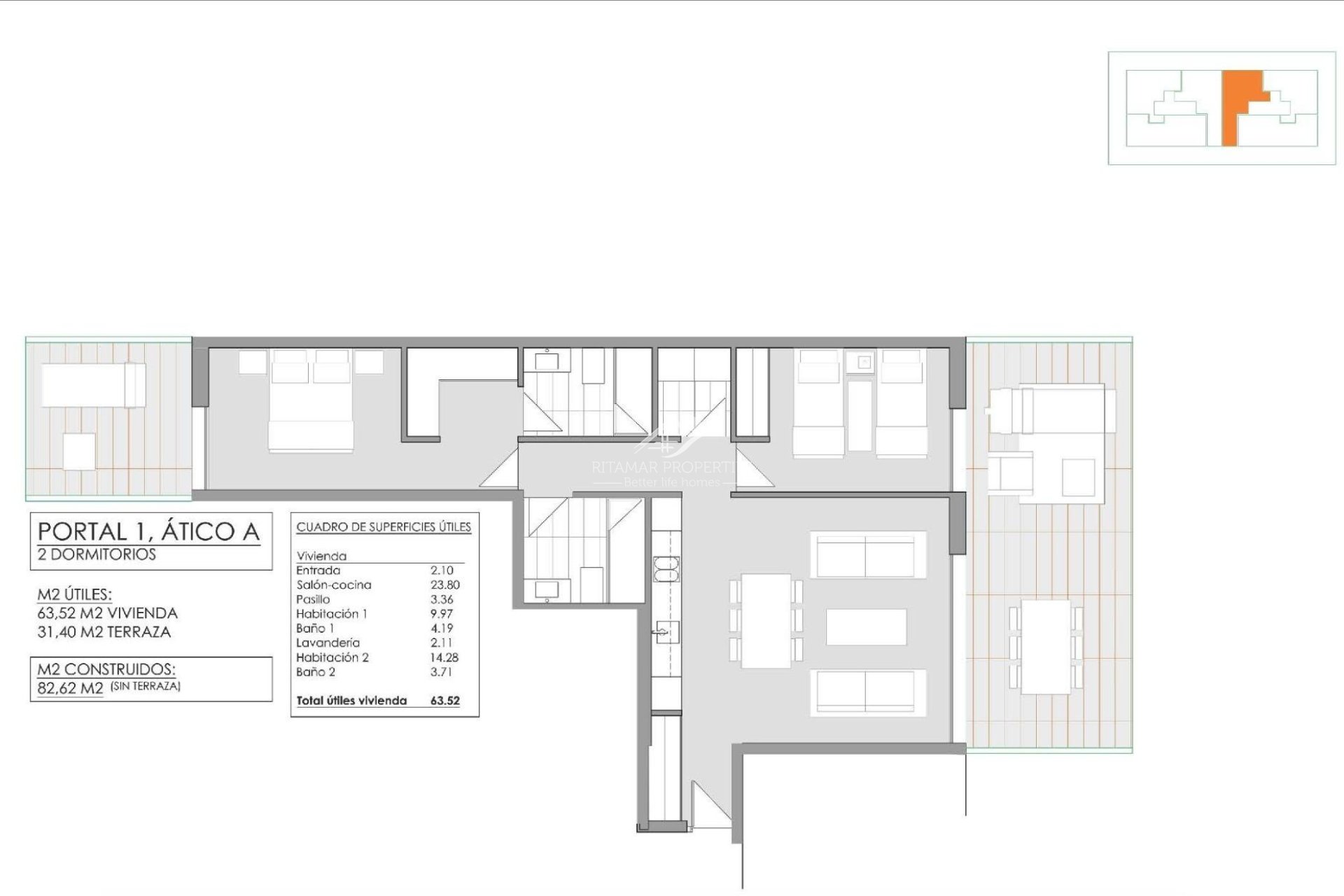 Nieuwbouw - Penthouse - Jávea Xàbia - Pueblo