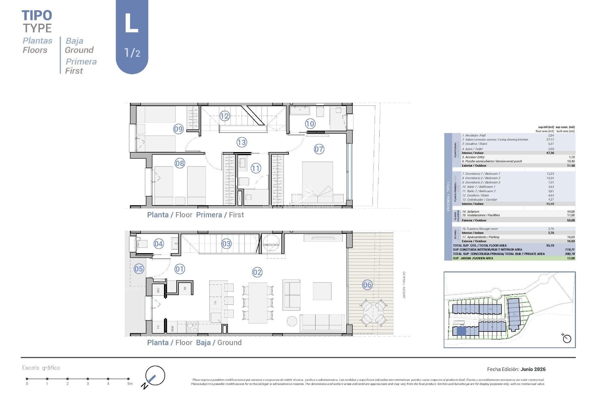 Nieuwbouw - Rijwoning - El Campello - Platja de L´Amerador
