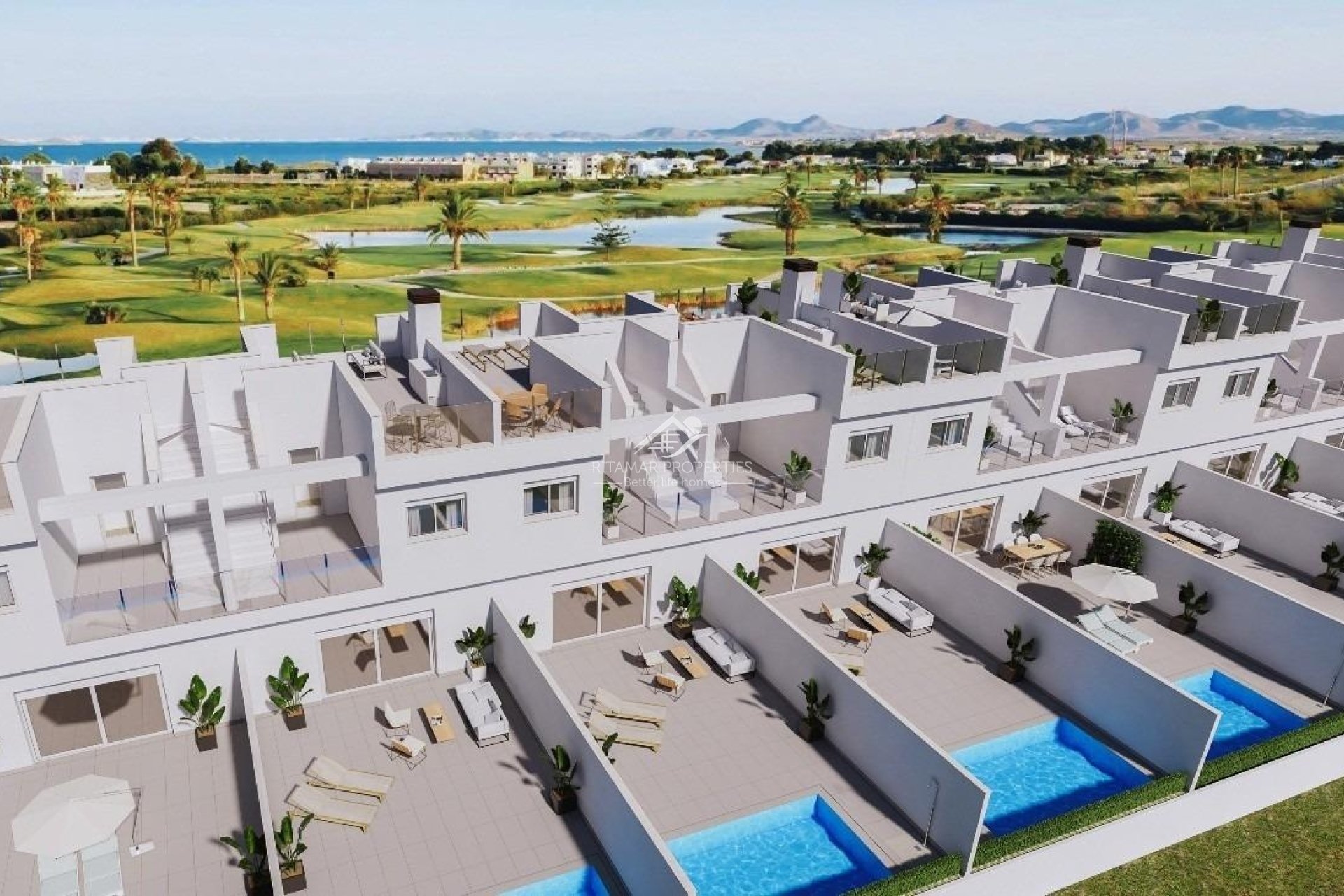 Nieuwbouw - Rijwoning - Los Alcázares - Serena Golf