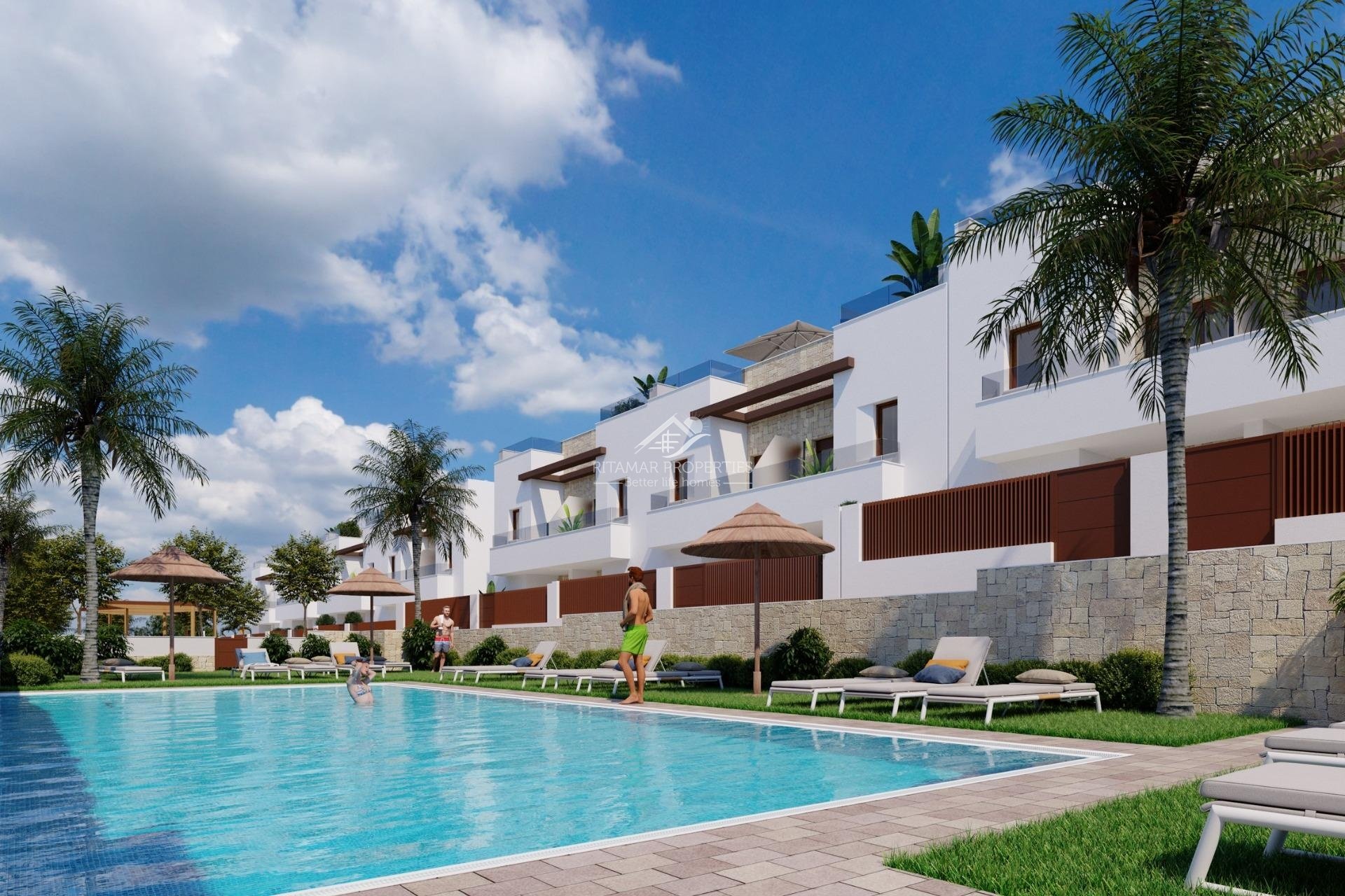 Nieuwbouw - Rijwoning - Orihuela - Vistabella Golf