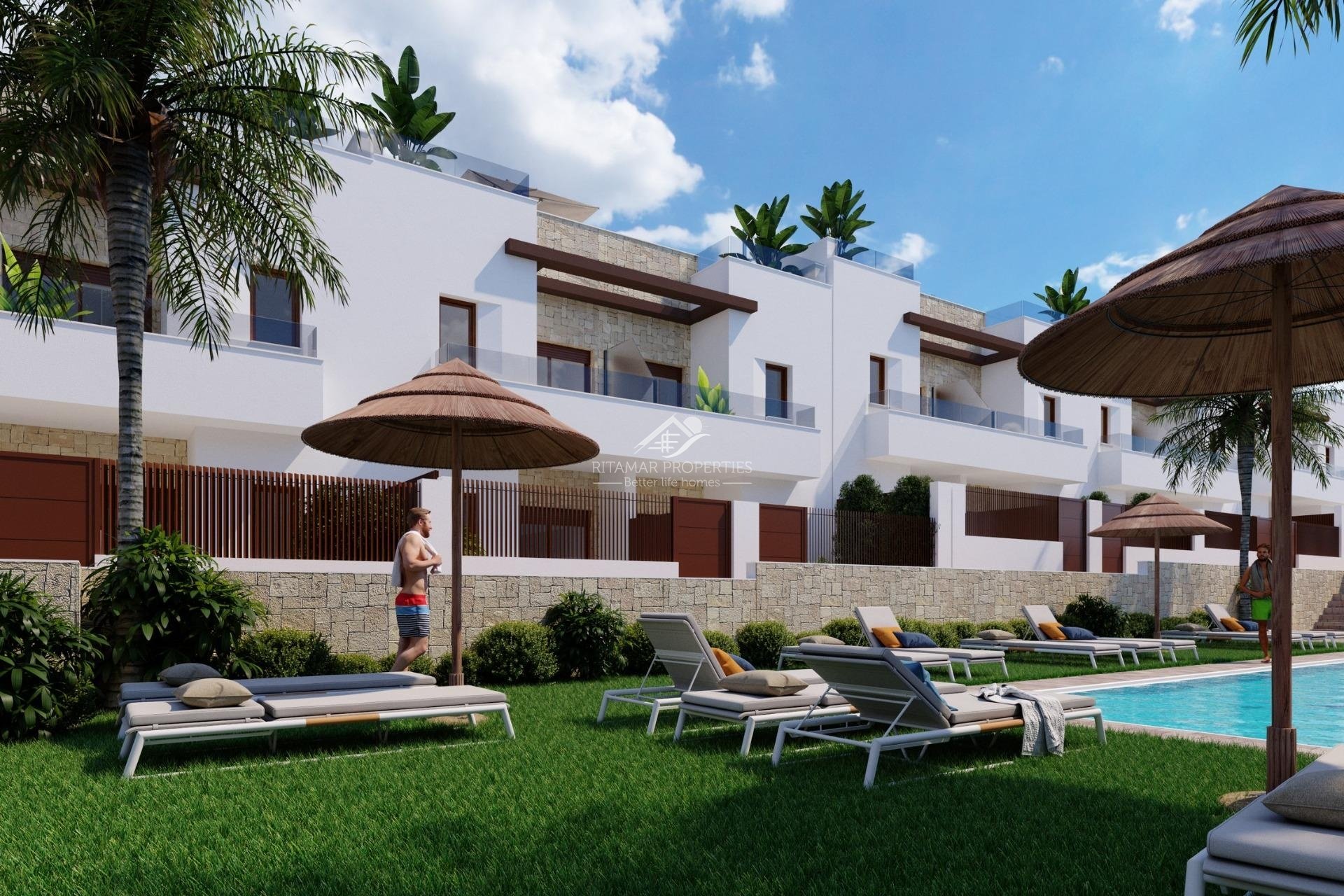 Nieuwbouw - Rijwoning - Orihuela - Vistabella Golf