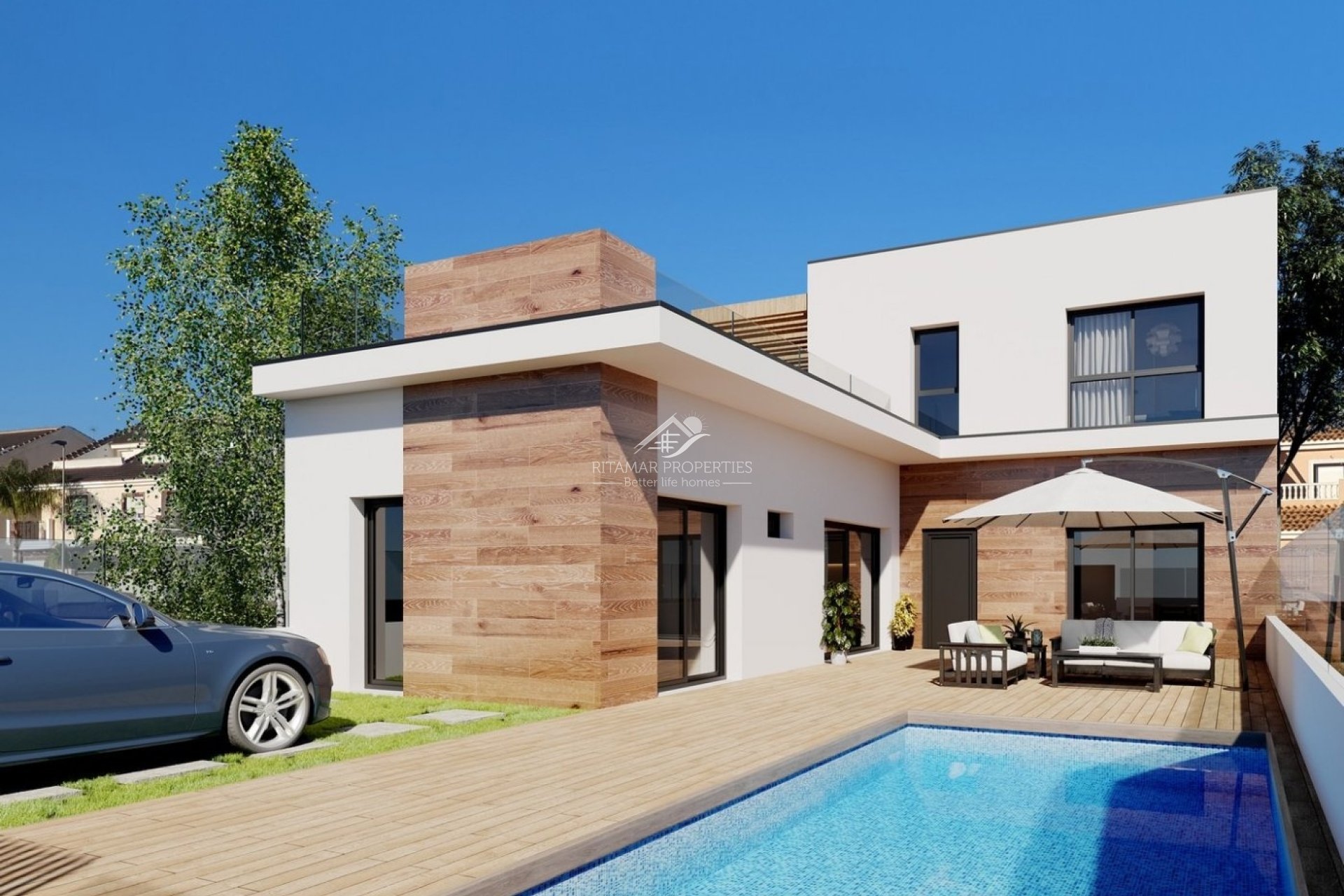 Nieuwbouw - Rijwoning - San Javier - Parque del doce