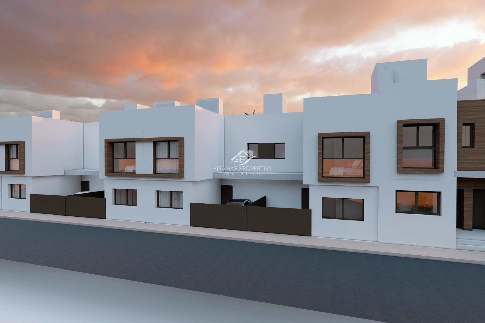 Nieuwbouw - Rijwoning - San Javier - pueblo
