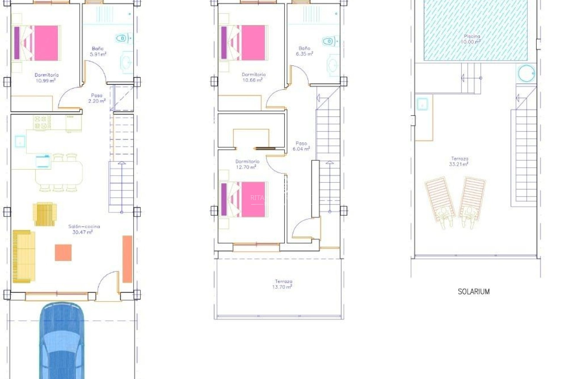 Nieuwbouw - Rijwoning - San Pedro del Pinatar - Pueblo