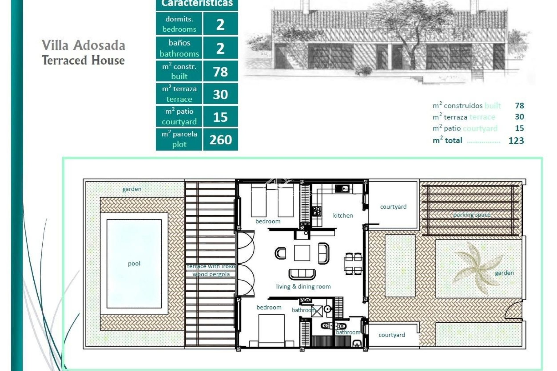 Nieuwbouw - Rijwoning - Sucina - Peraleja Golf