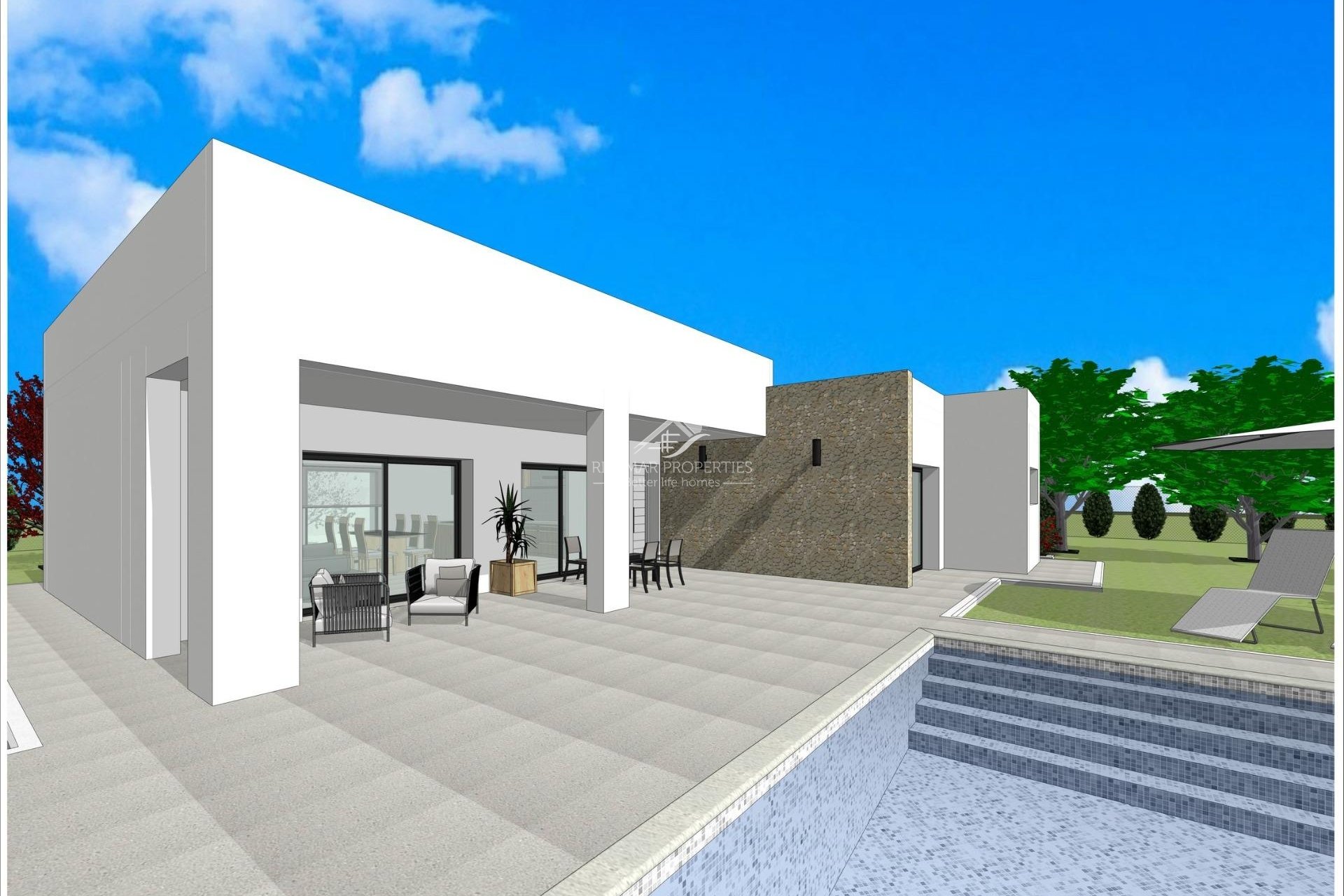 Nieuwbouw - Villa - Aspe Pedanias - Pedanías Oeste