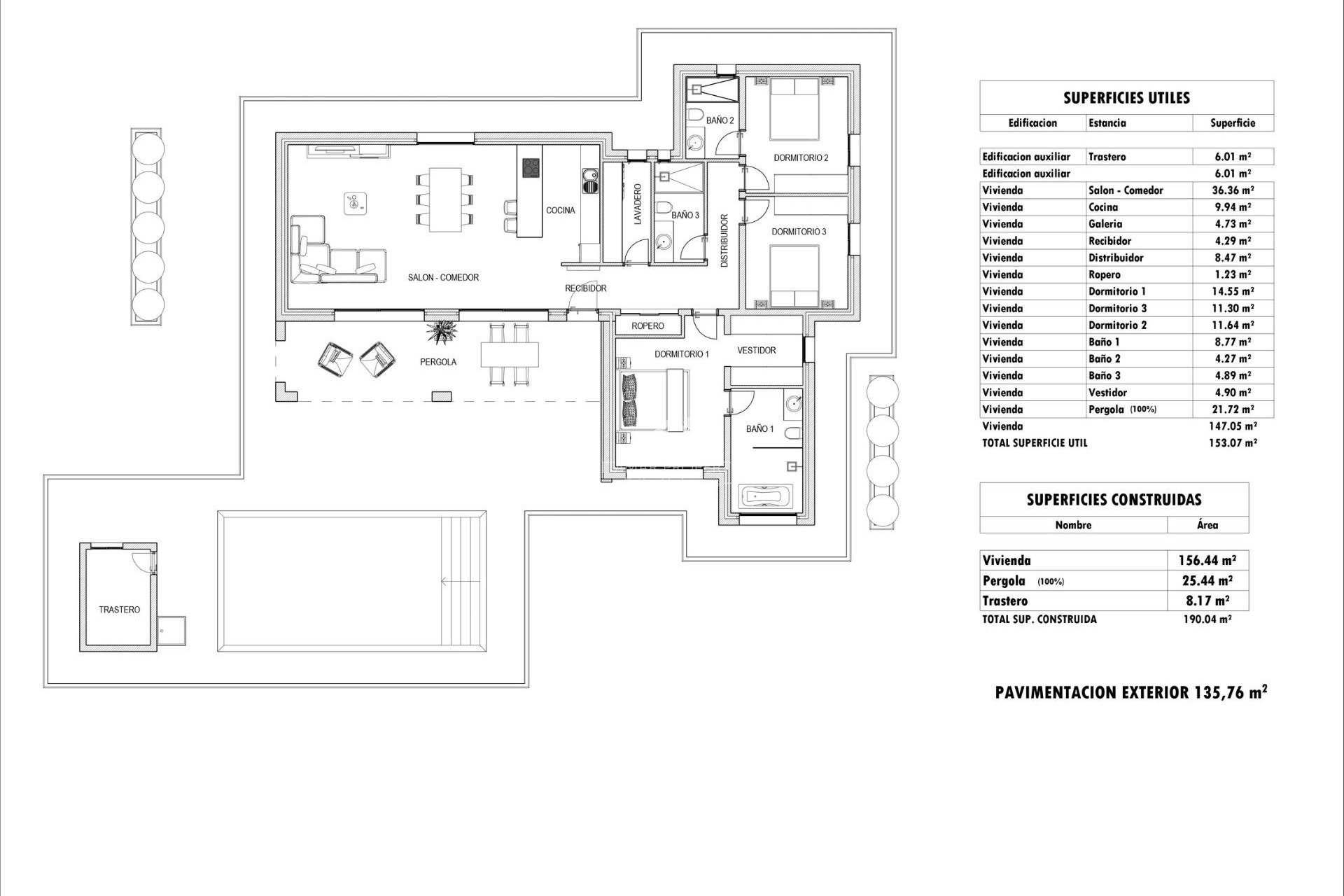 Nieuwbouw - Villa - Aspe Pedanias - Pedanías Oeste