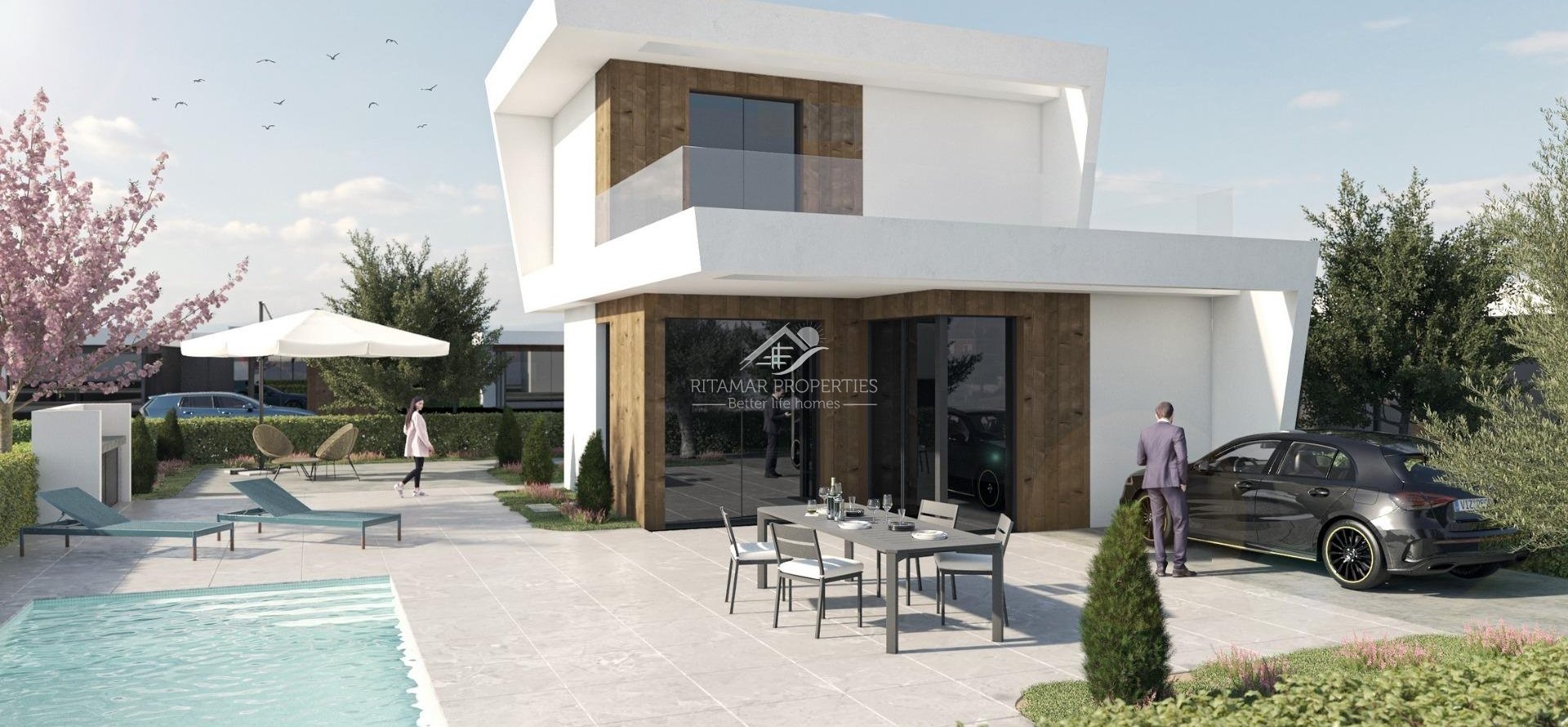 Nieuwbouw - Villa - Baños y Mendigo - Altaona Golf