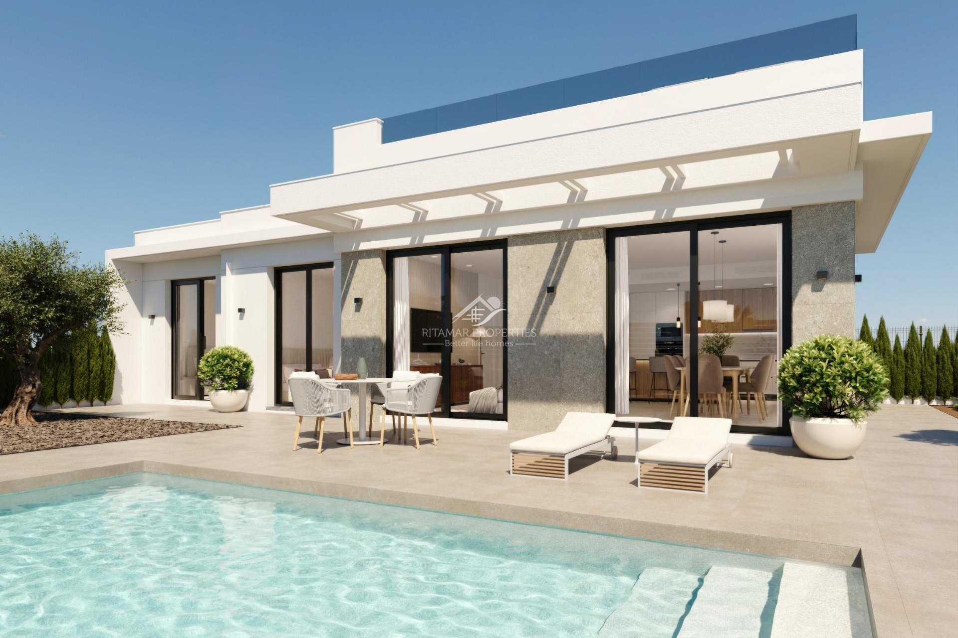 Nieuwbouw - Villa - Fuente Álamo - Hacienda Del Álamo Golf