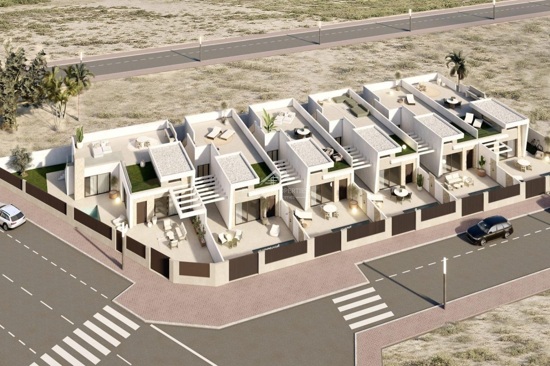 Nieuwbouw - Villa - Los Alcázares - Las Lomas Del Rame-bahía Bella