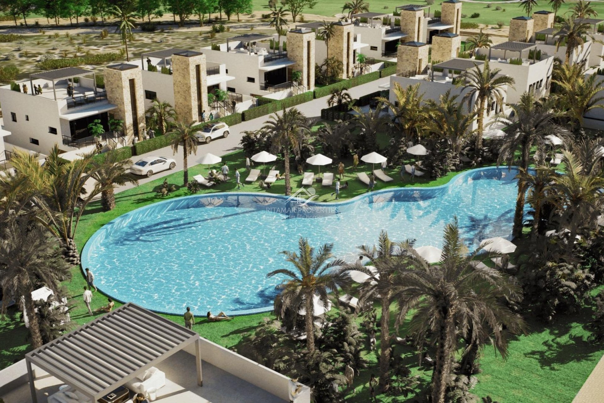 Nieuwbouw - Villa - Mazarron - Camposol Golf