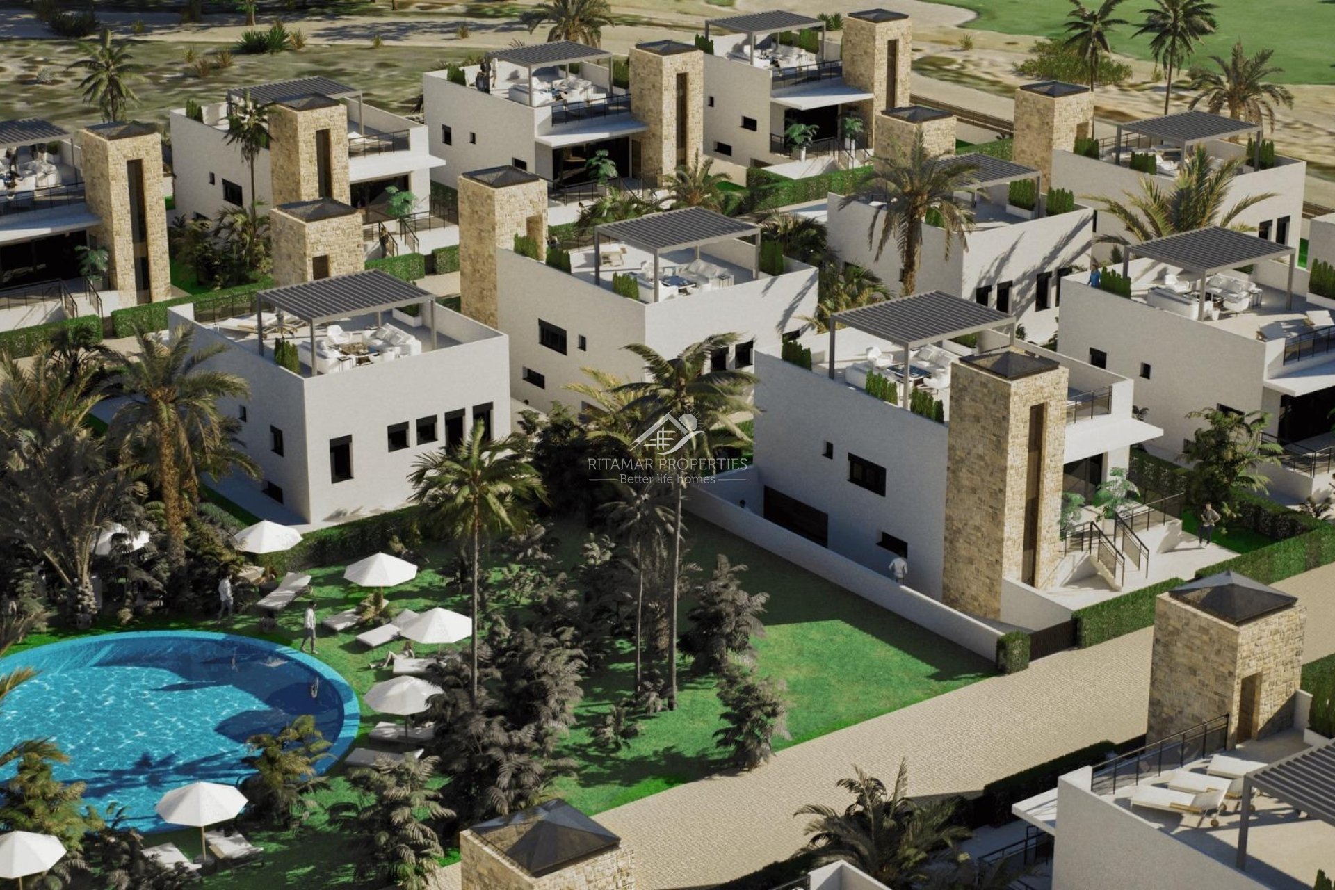Nieuwbouw - Villa - Mazarron - Camposol Golf