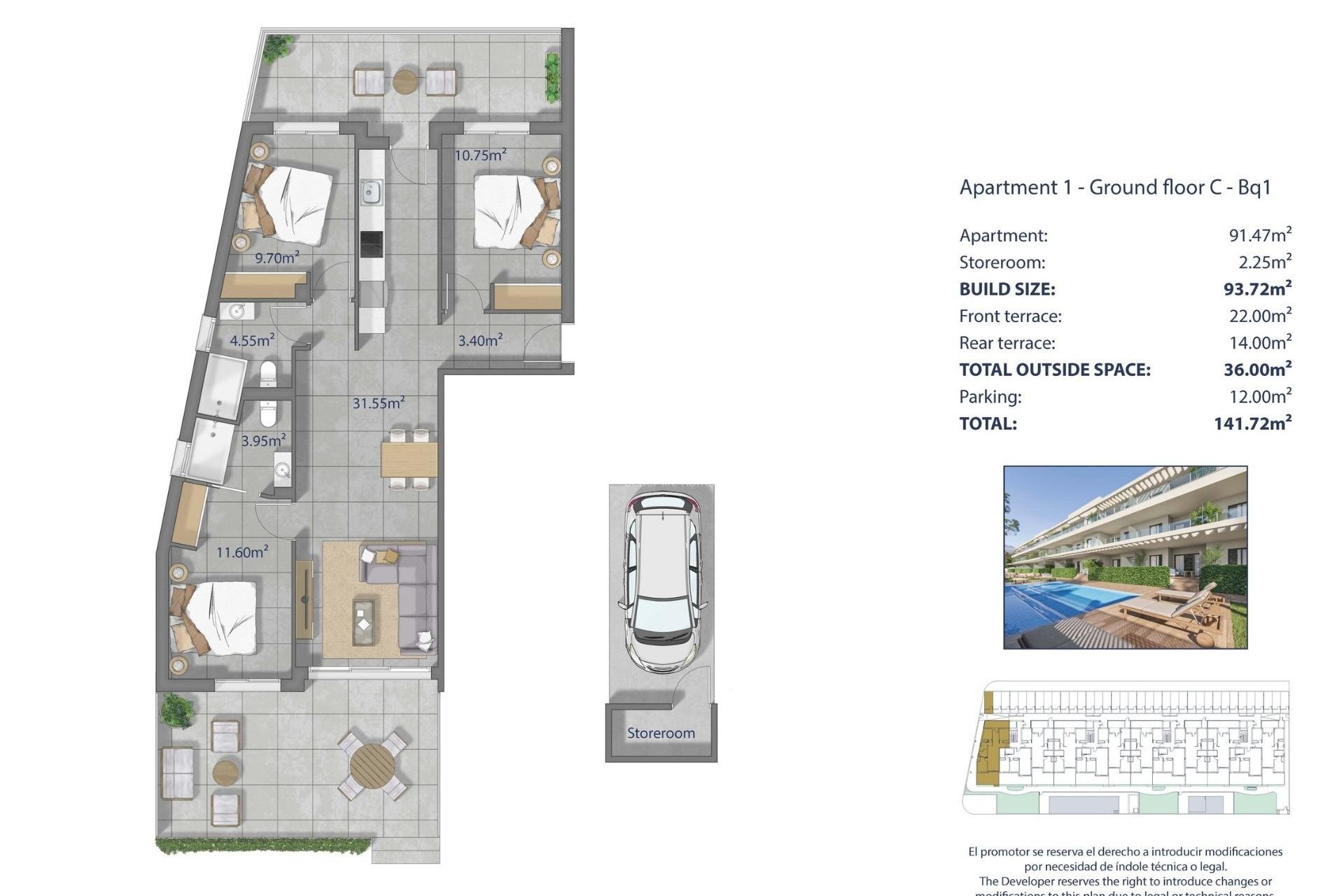 Nouvelle Construction - Appartment - Los Alcázares - Los Narejos