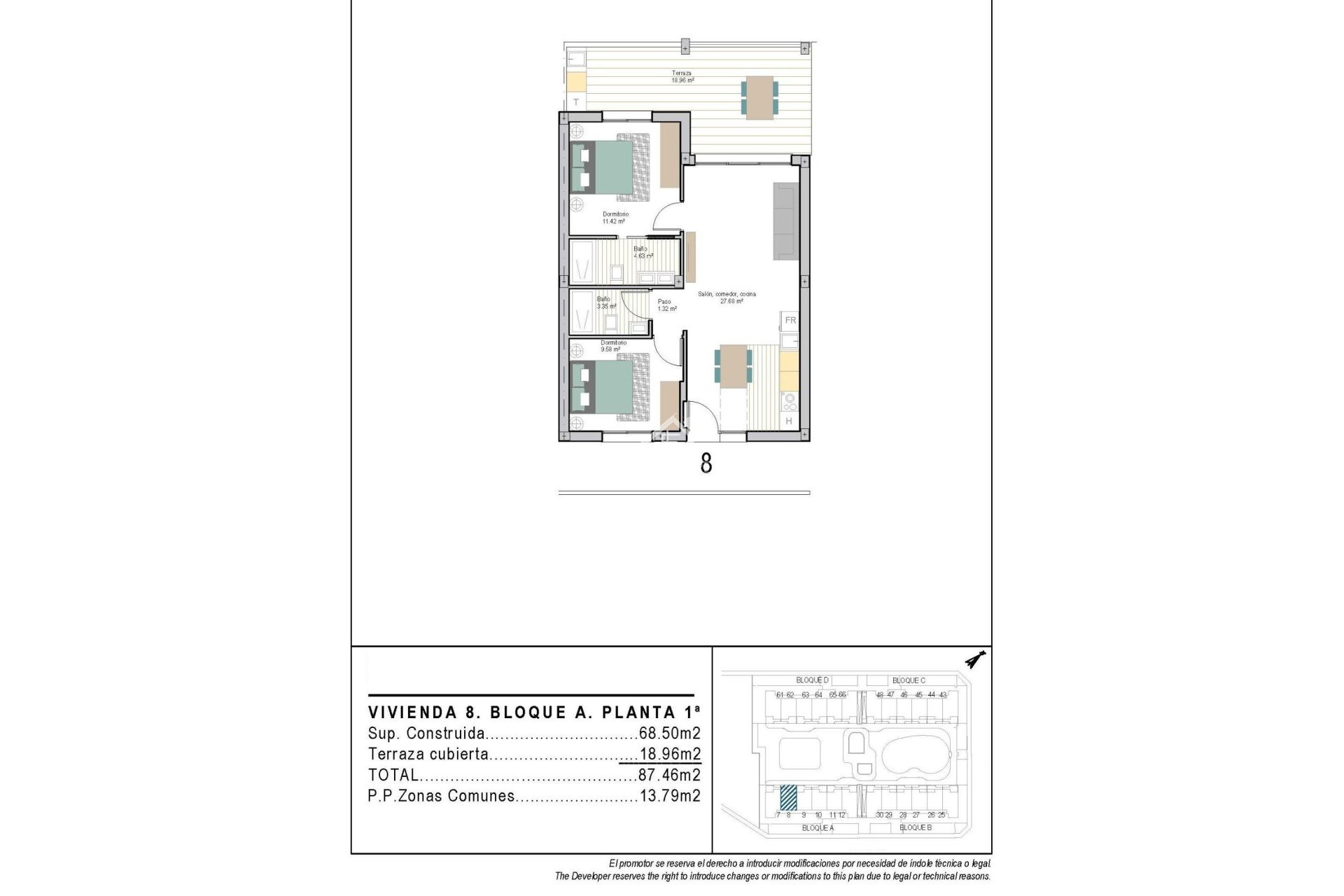 Nouvelle Construction - Appartment - Torre Pacheco - San Cayetano