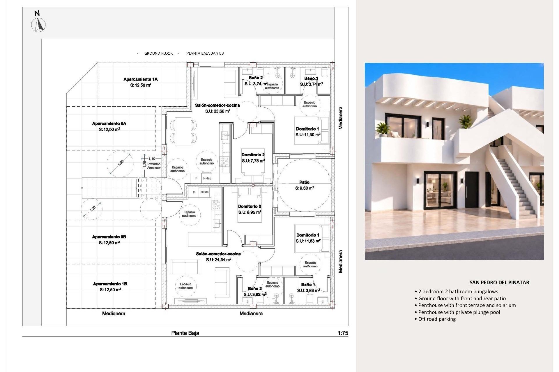 Nouvelle Construction - Bungalow - San Pedro del Pinatar - Los Peñascos