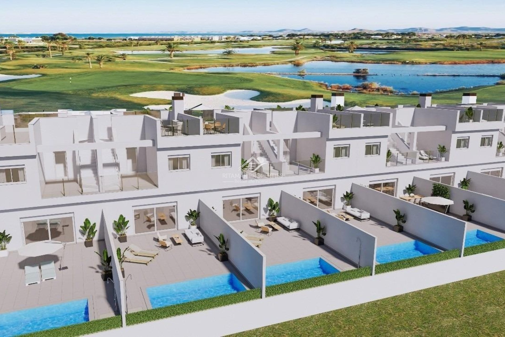 Nouvelle Construction - Maison de ville - Los Alcázares - Serena Golf