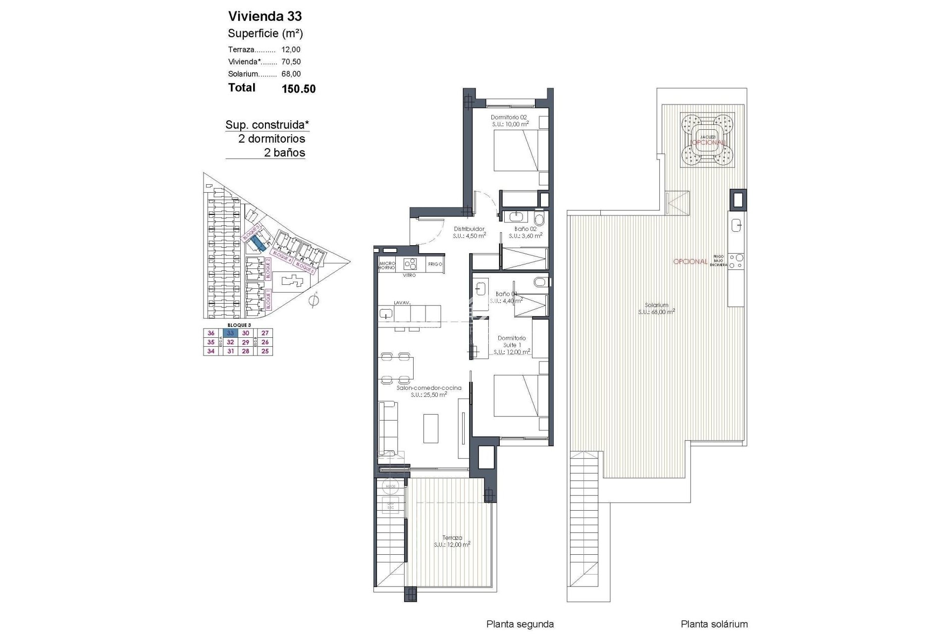 Nouvelle Construction - Penthouse - Los Alcázares - Serena Golf