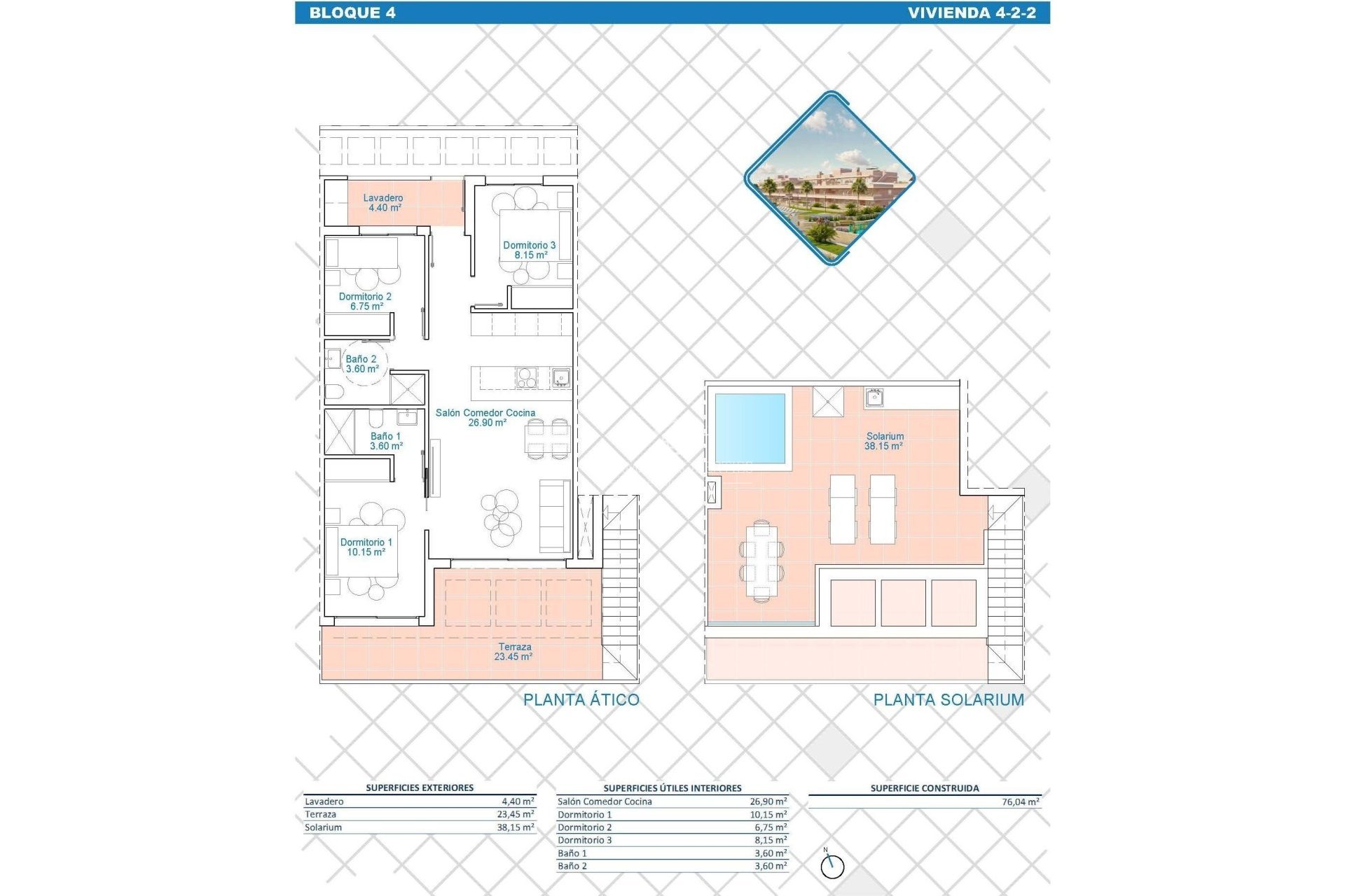 Nouvelle Construction - Penthouse - Pilar de la Horadada - Lo Monte