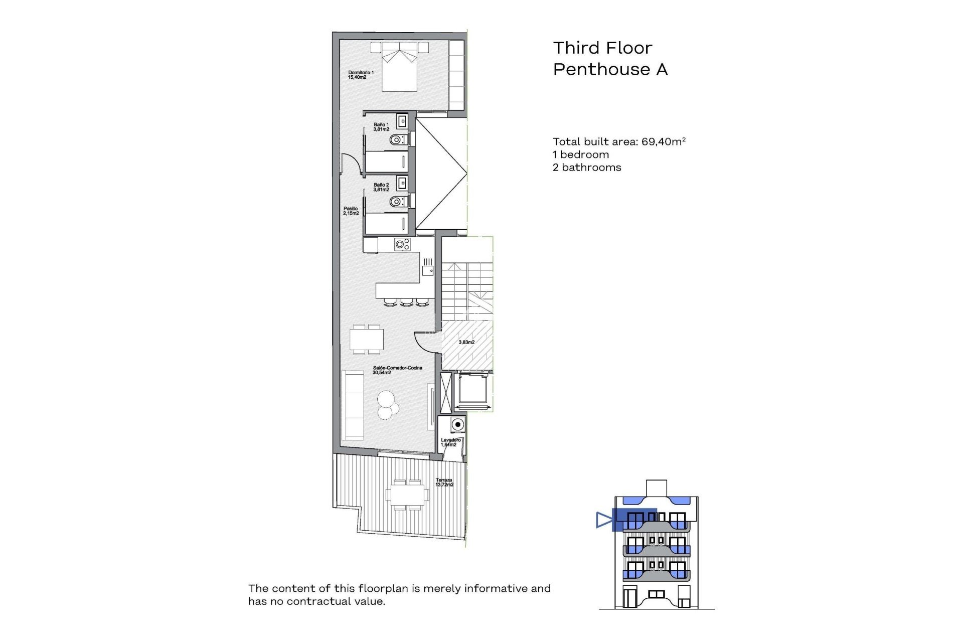Nouvelle Construction - Penthouse - Torrevieja - Centro