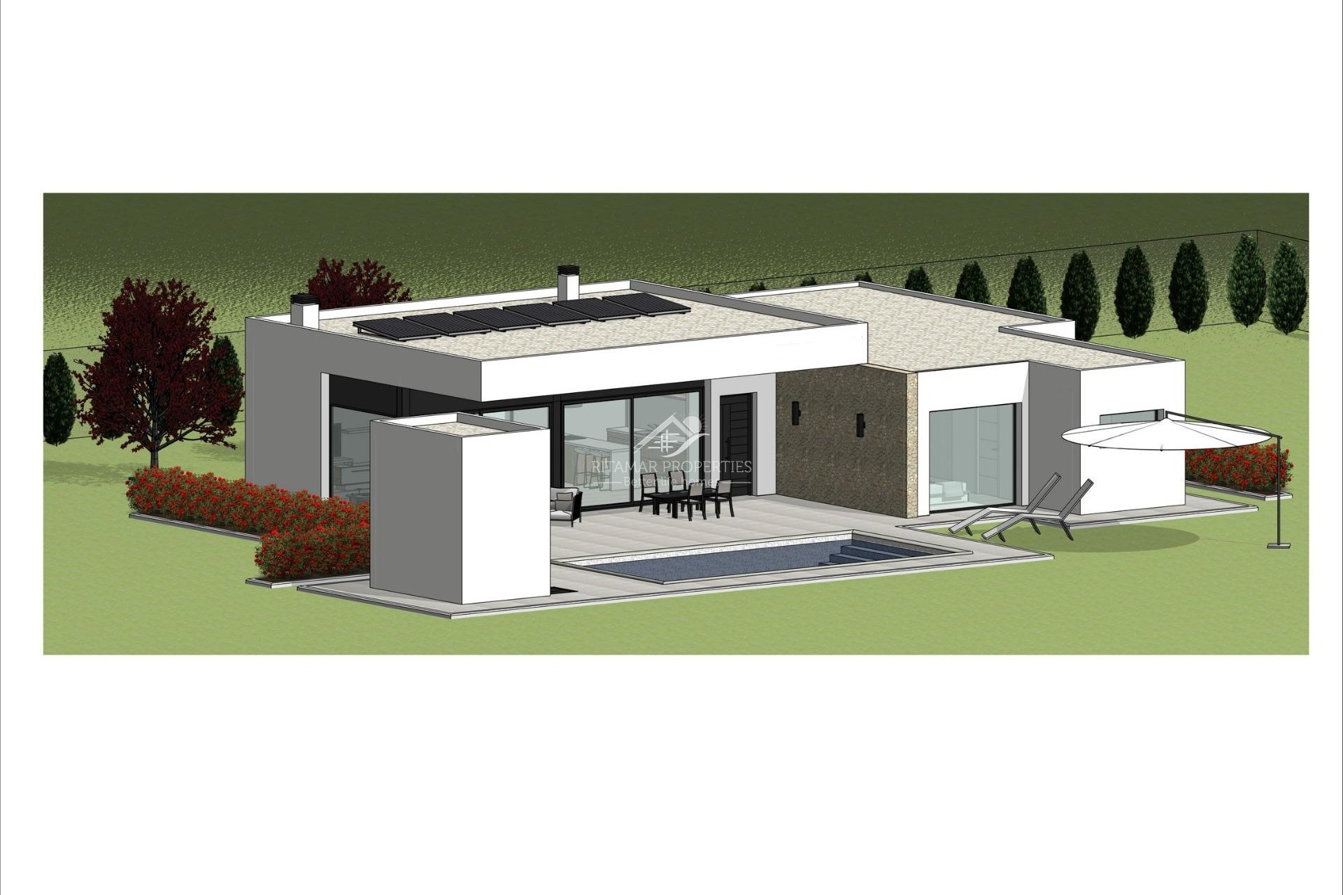 Nouvelle Construction - Villa - Aspe Pedanias - Pedanías Oeste