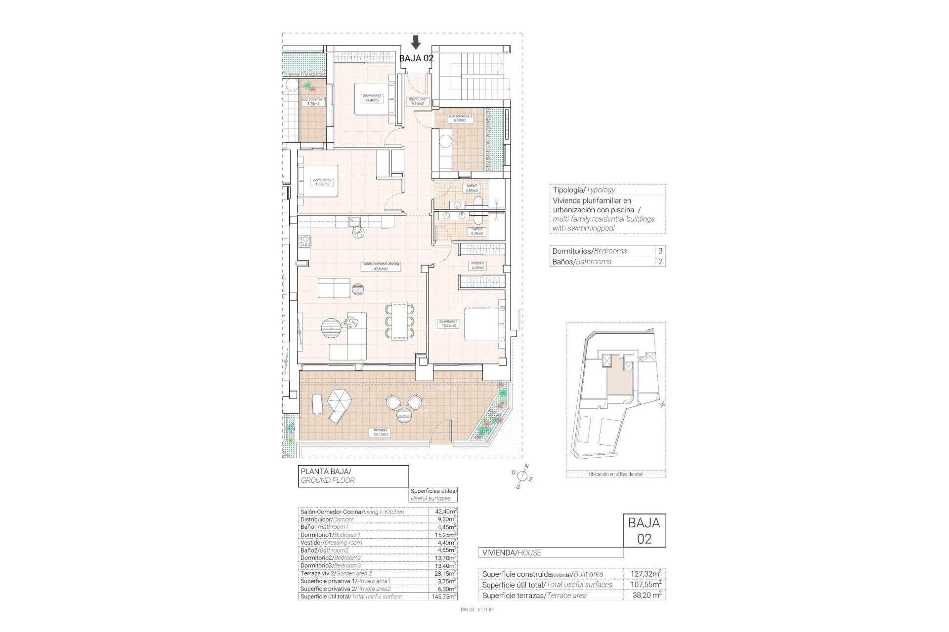 Obra Nueva - Apartamento - Hondón de las Nieves - Pueblo