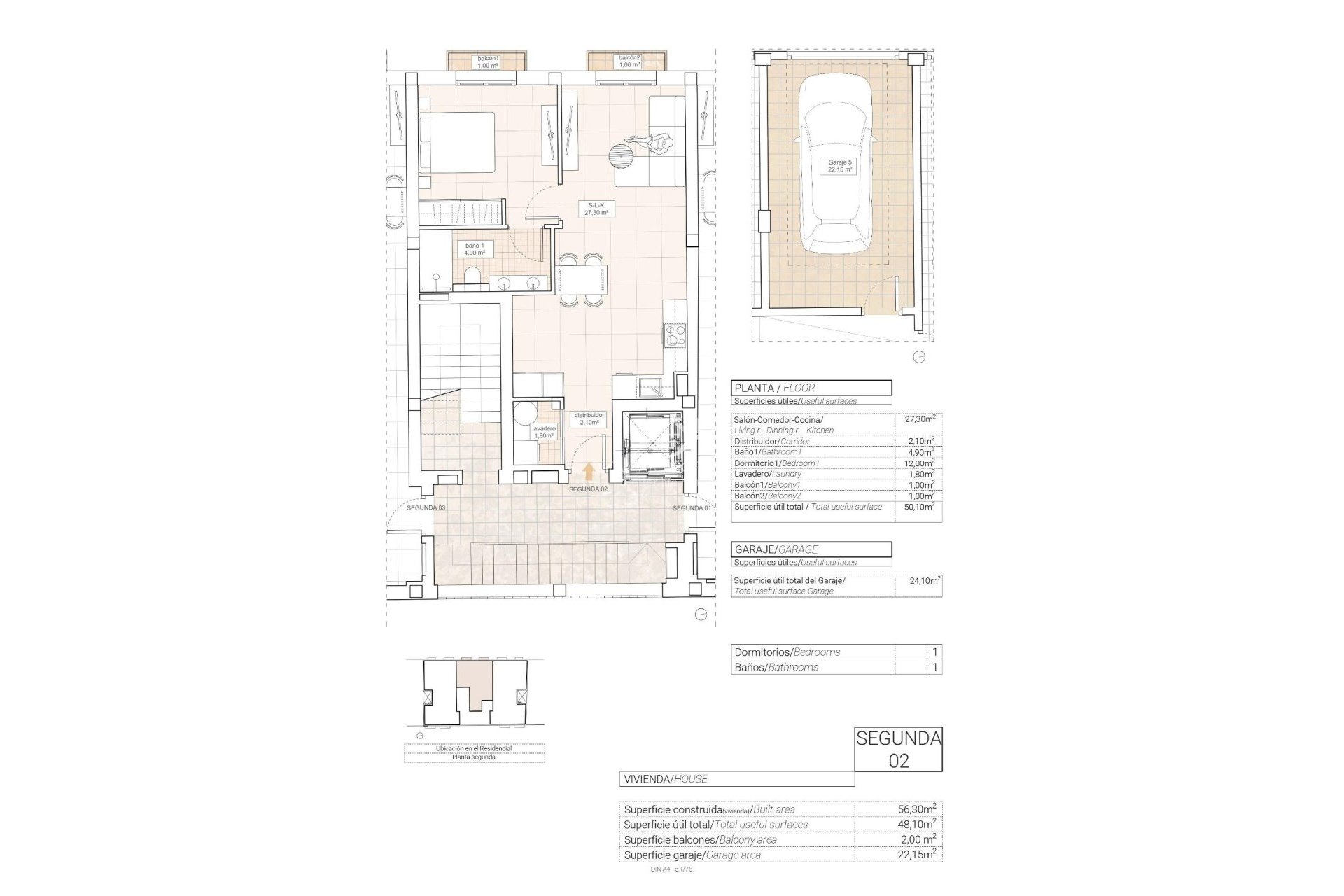 Obra Nueva - Apartamento - Hondón de las Nieves - Pueblo