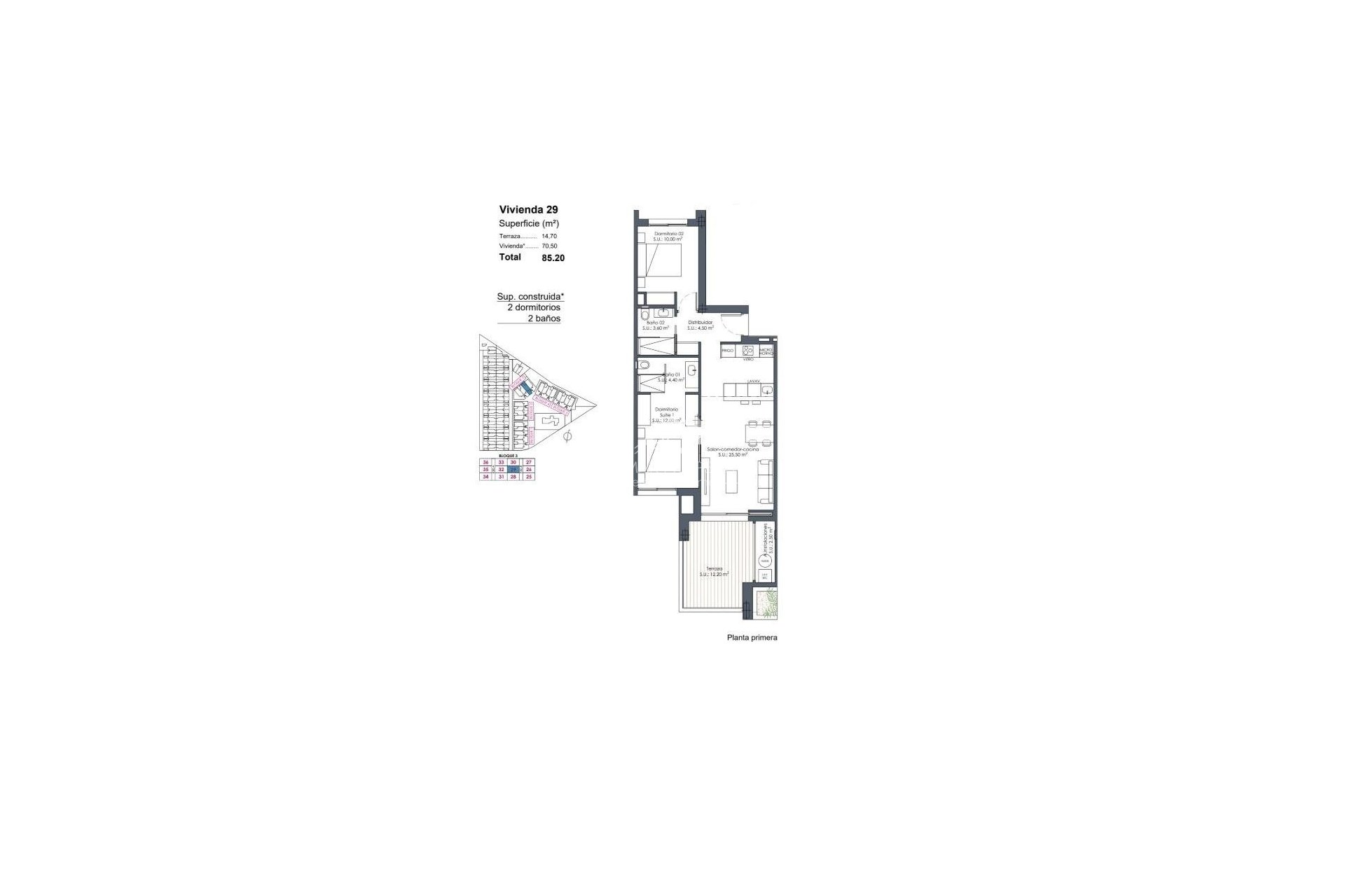 Obra Nueva - Apartamento - Los Alcázares - Serena Golf