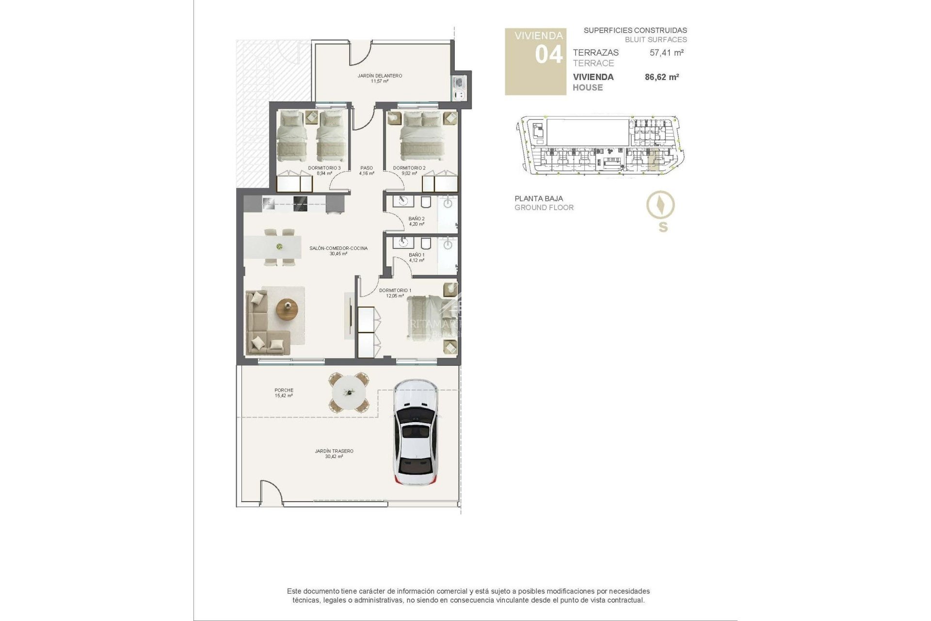 Obra Nueva - Bungalow - Pilar de la Horadada - Torre De La Horadada