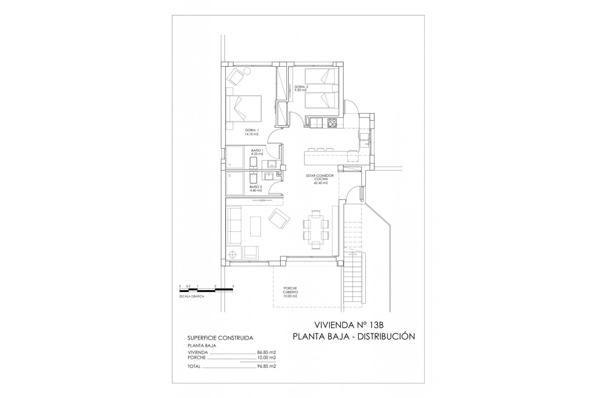 Obra Nueva - Bungalow - San Miguel de Salinas - VistaBella Golf