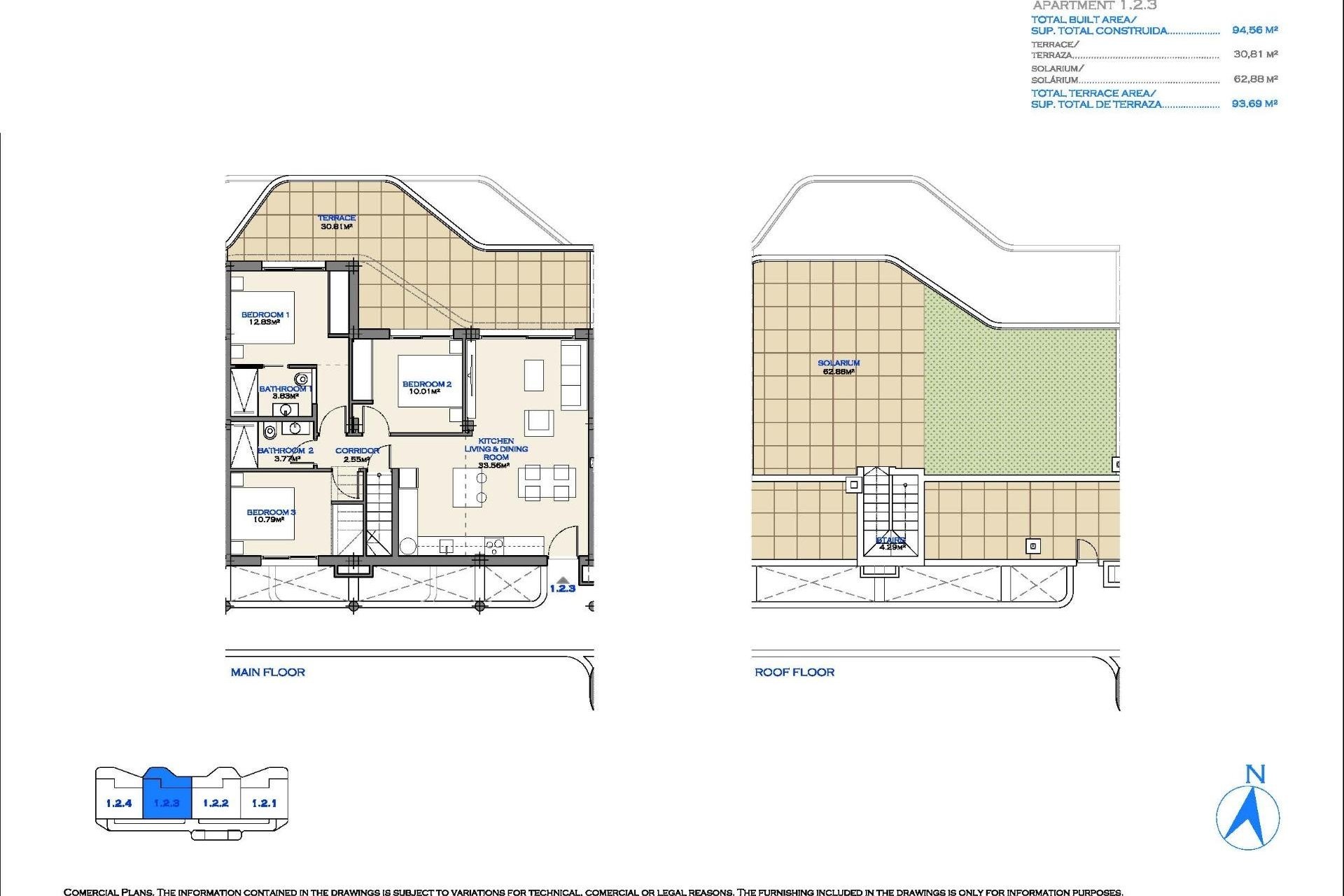 Obra Nueva - Penthouse - Los Alcázares - Serena Golf